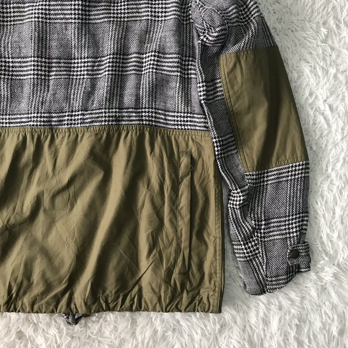 Japanese Brand Archival Red Seam Two Clothes Constructed Jacket Hooded Size US M / EU 48-50 / 2 - 9 Thumbnail