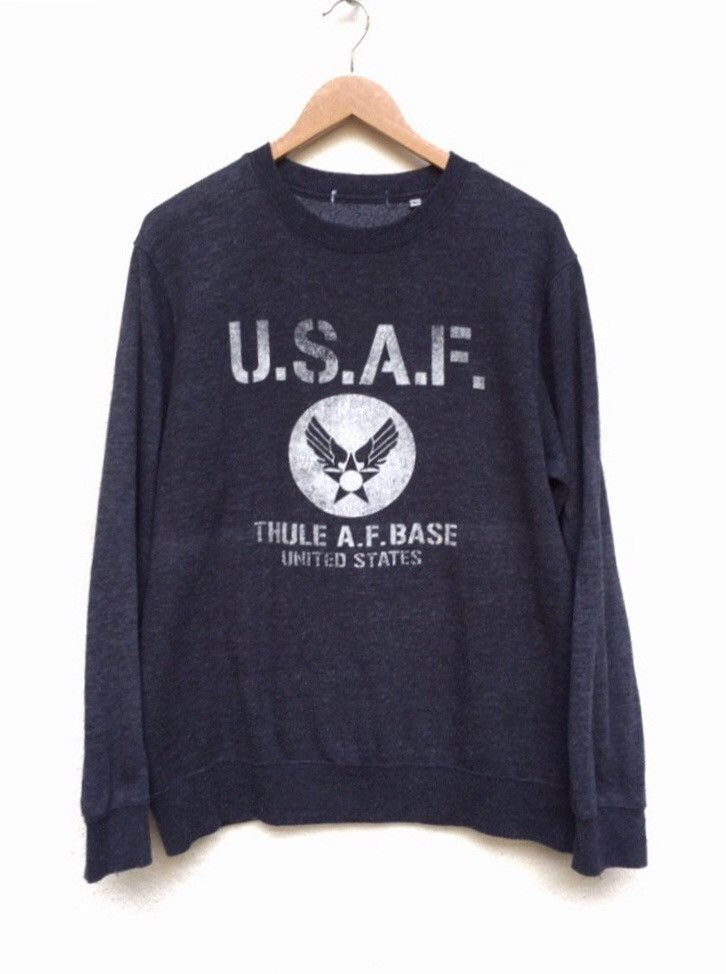 Vintage 🔥U.S.A.F Nice Sweatshirts Size US L / EU 52-54 / 3 - 1 Thumbnail