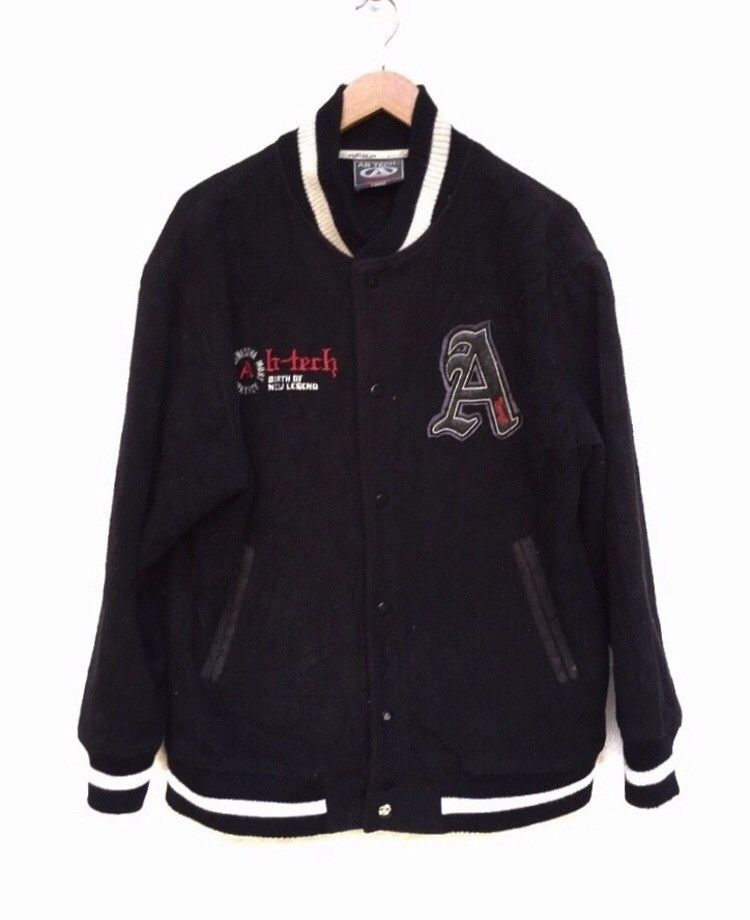 Japanese Brand 🔥Ab Tech Brookly Varsity Styles Button Jacket Size US L / EU 52-54 / 3 - 1 Thumbnail