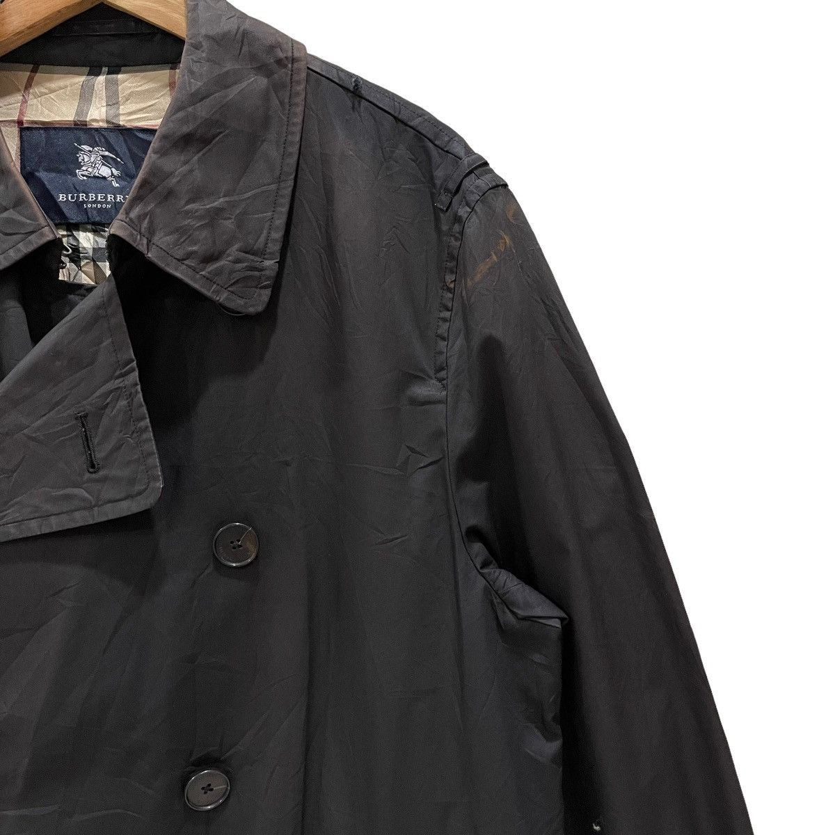 Burberry Burberry London Nova Check Trench Coat Jacket Size US L / EU 52-54 / 3 - 5 Thumbnail