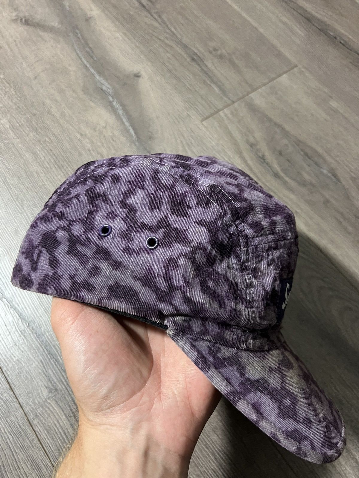 Supreme Supreme X Liberty Fabrics Purple Leopard Camp cap | Grailed