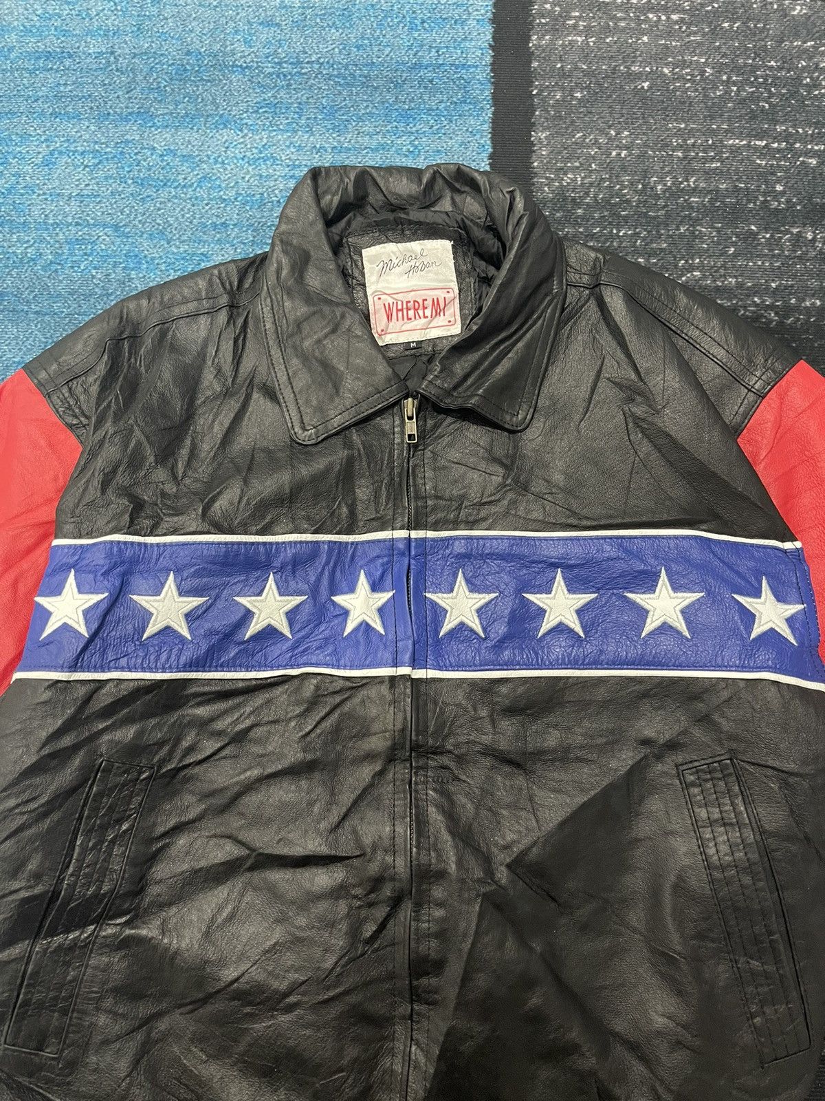 Michael Hoban × Vintage VINTAGE MICHEAL HOBAN WHERE MI LEATHER JACKET Size US M / EU 48-50 / 2 - 6 Thumbnail