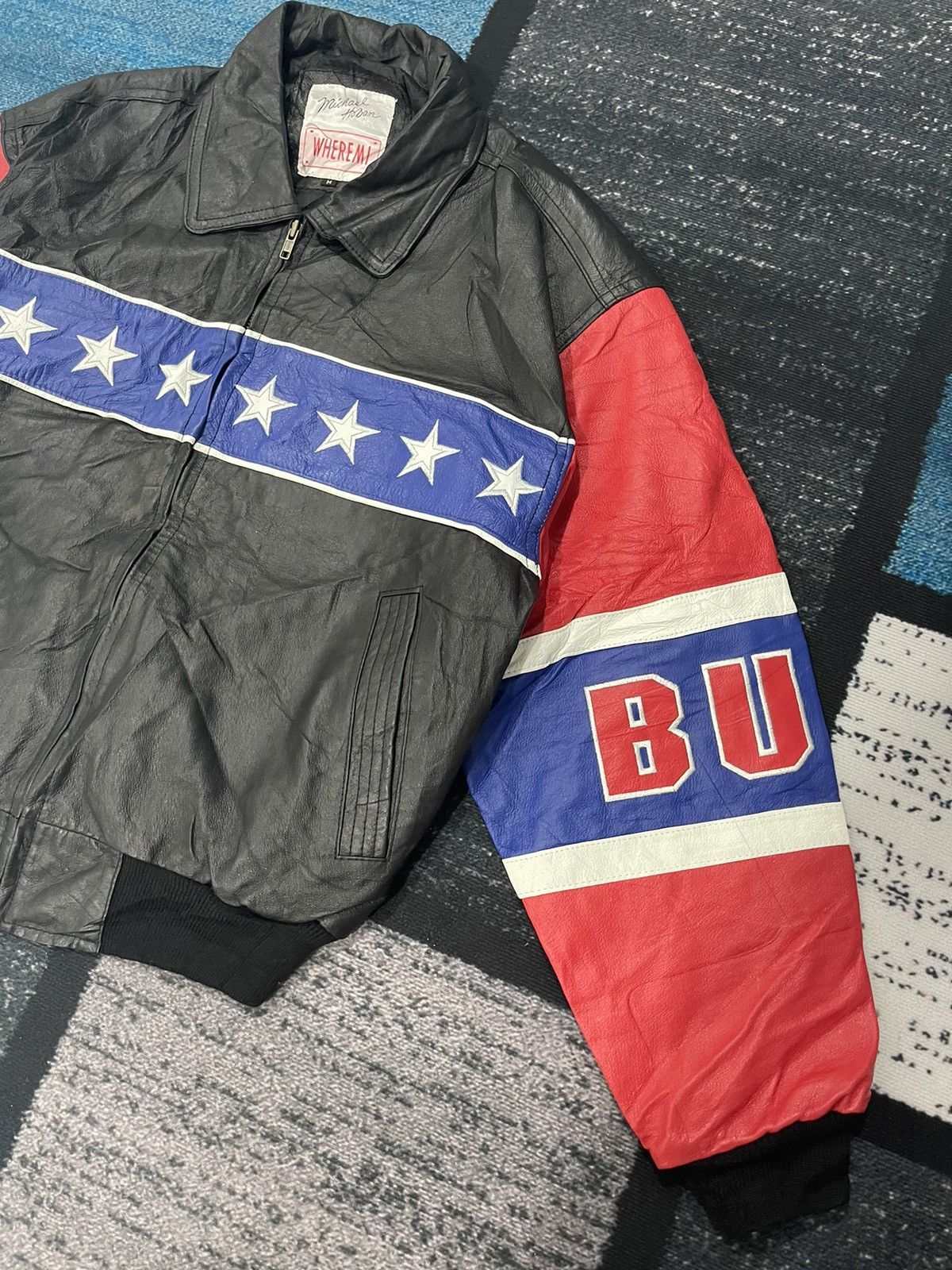 Michael Hoban × Vintage VINTAGE MICHEAL HOBAN WHERE MI LEATHER JACKET Size US M / EU 48-50 / 2 - 3 Thumbnail