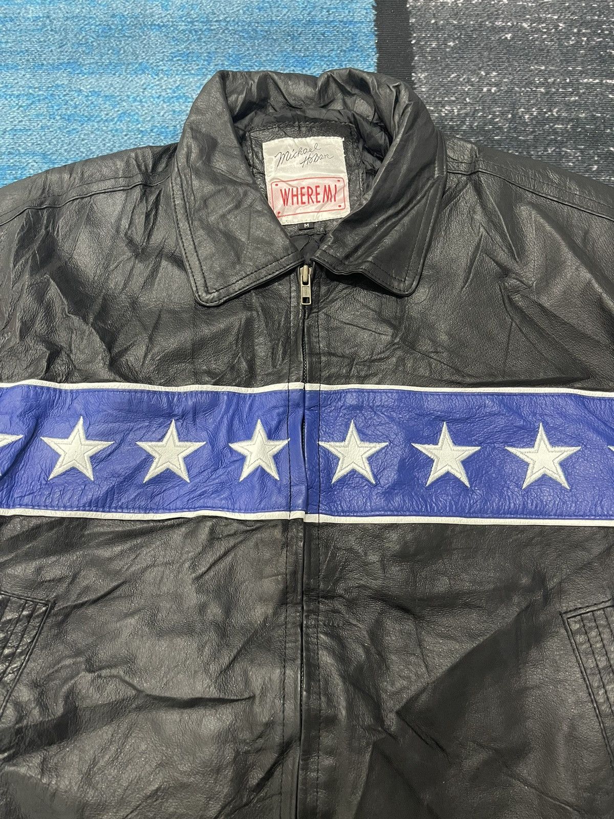 Michael Hoban × Vintage VINTAGE MICHEAL HOBAN WHERE MI LEATHER JACKET Size US M / EU 48-50 / 2 - 10 Thumbnail