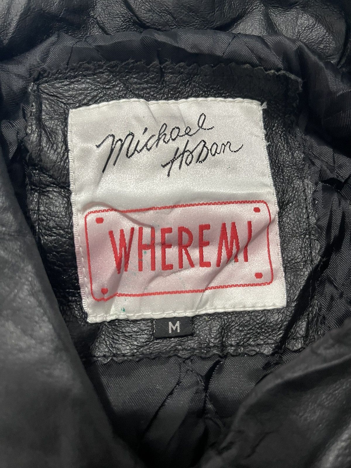 Michael Hoban × Vintage VINTAGE MICHEAL HOBAN WHERE MI LEATHER JACKET Size US M / EU 48-50 / 2 - 8 Thumbnail
