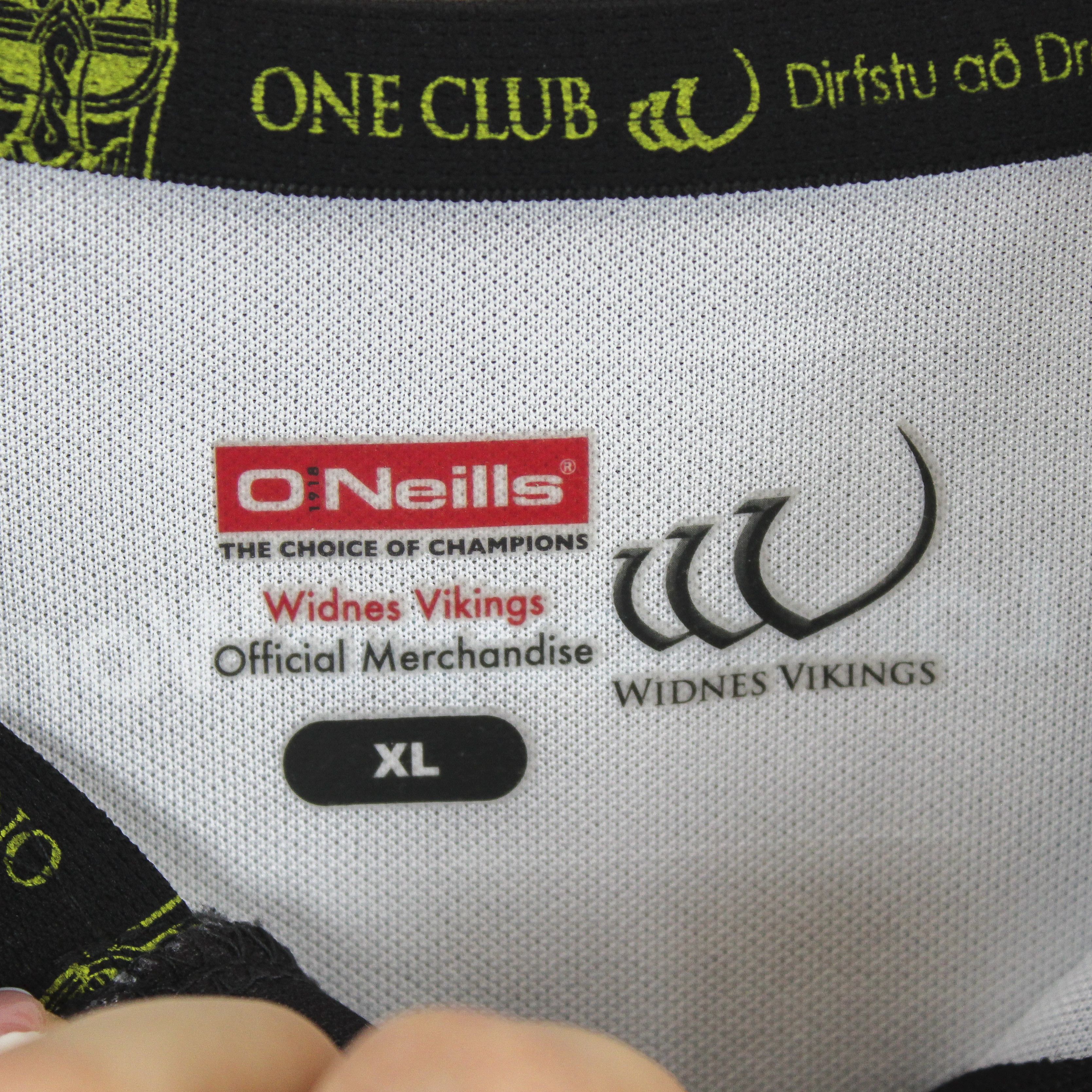 O'Neills Widnes Vikings Mens XL Rugby League Jersey Polo Shirt 2017 Size US XL / EU 56 / 4 - 4 Thumbnail