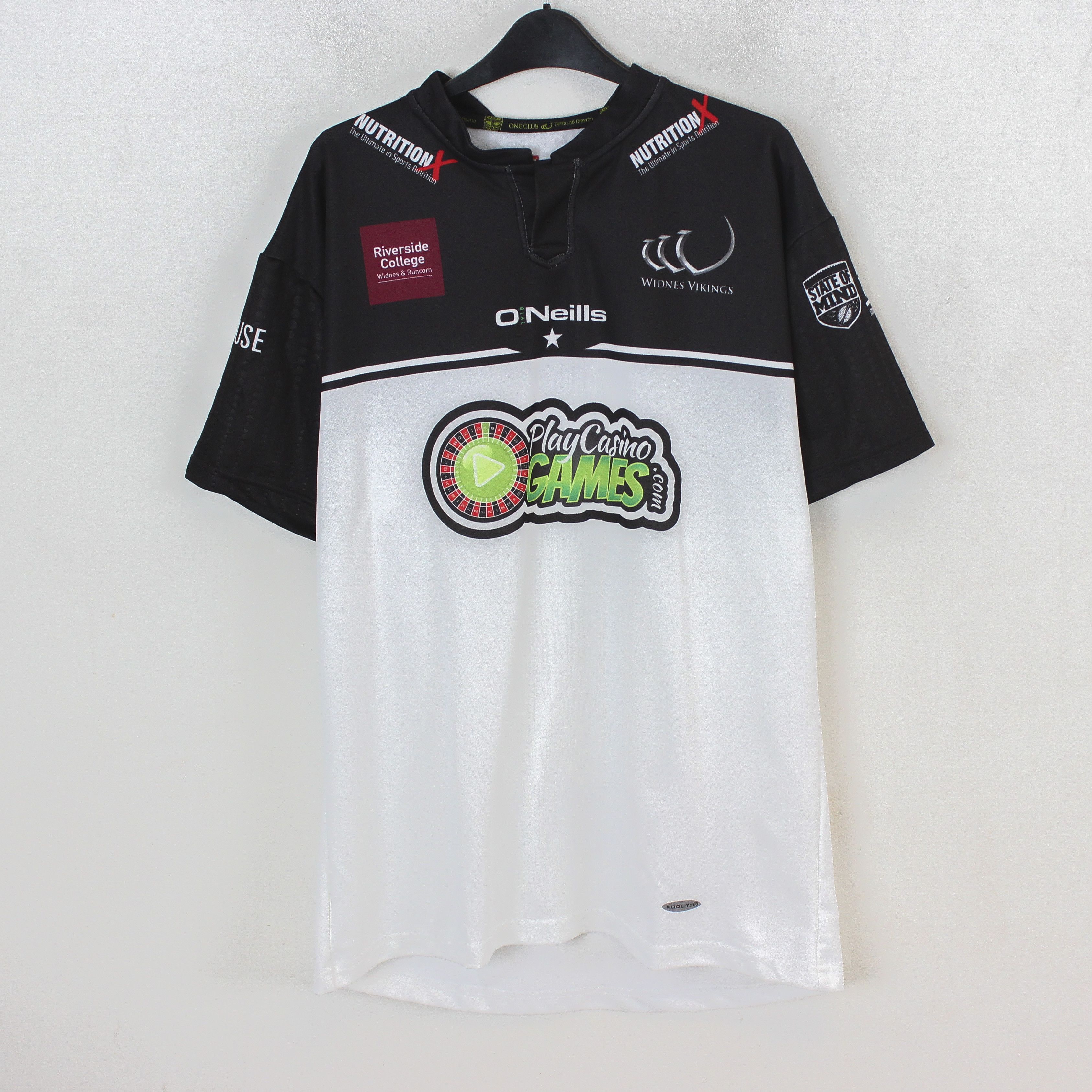 O'Neills Widnes Vikings Mens XL Rugby League Jersey Polo Shirt 2017 Size US XL / EU 56 / 4 - 1 Thumbnail