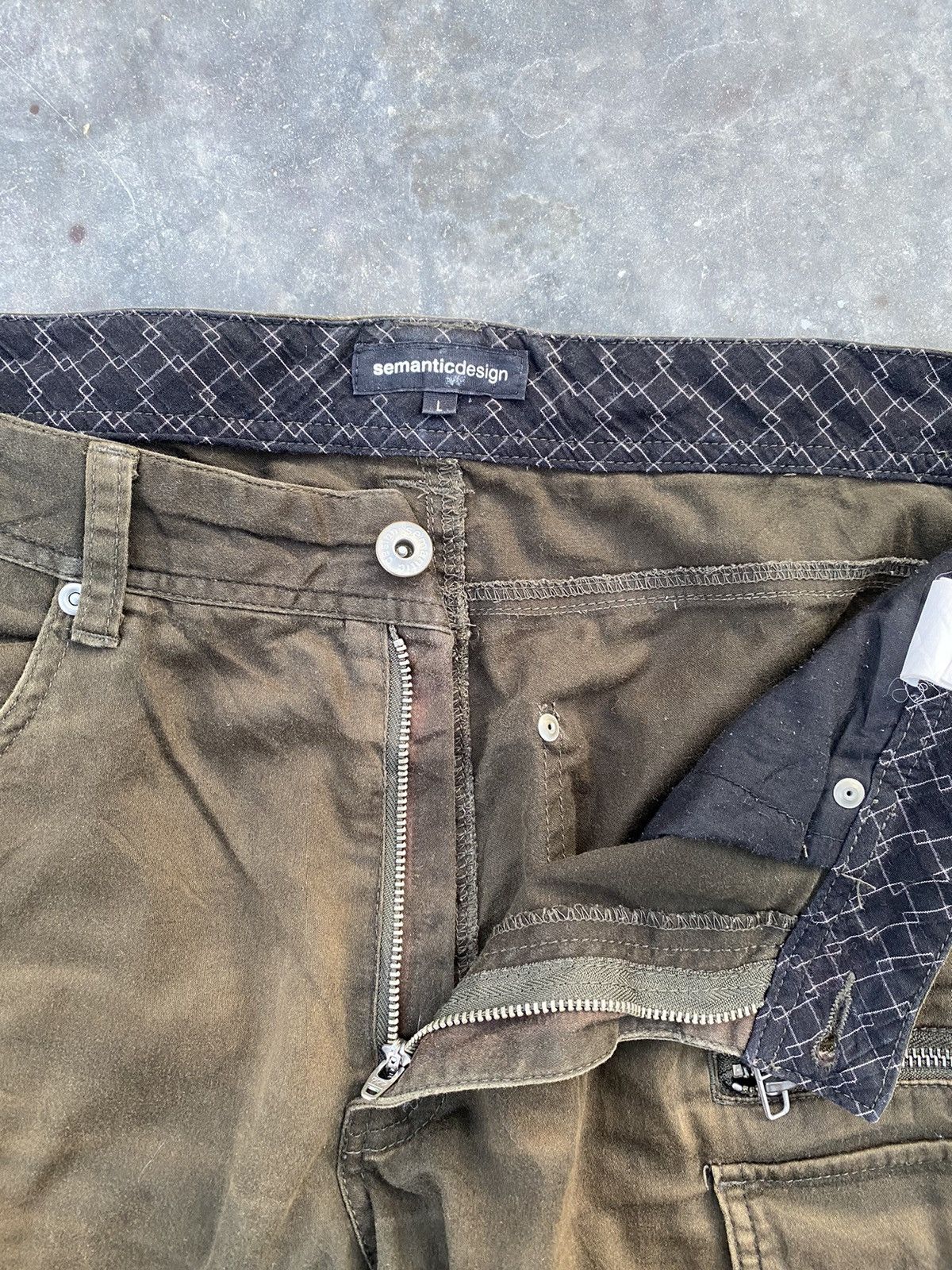 semanticdesign Semantic Design Sun Faded Cargo Pant Size US 32 / EU 48 - 4 Thumbnail