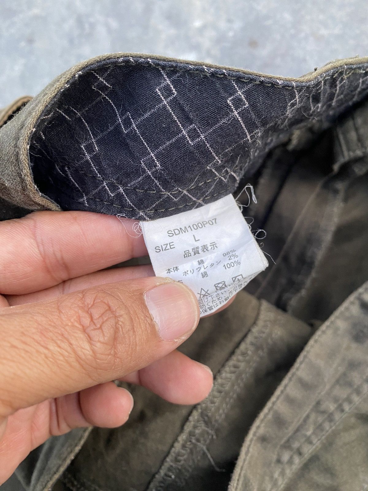 semanticdesign Semantic Design Sun Faded Cargo Pant Size US 32 / EU 48 - 8 Thumbnail