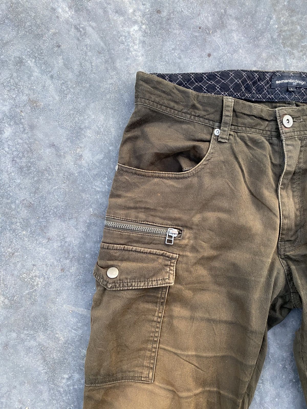 semanticdesign Semantic Design Sun Faded Cargo Pant Size US 32 / EU 48 - 6 Thumbnail
