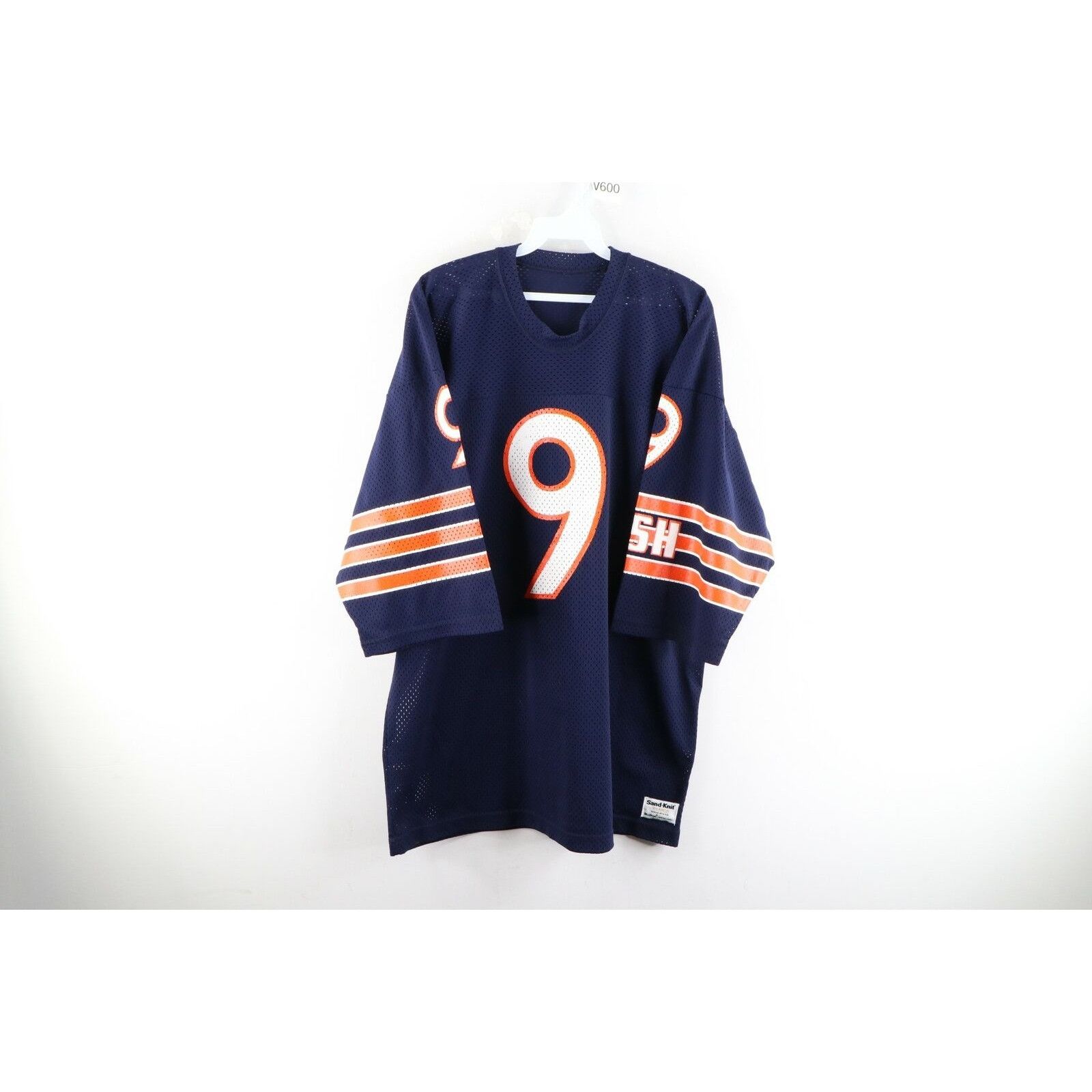 Vintage Sand Knit Jim Mcmahon Chicago Bears Football Jersey