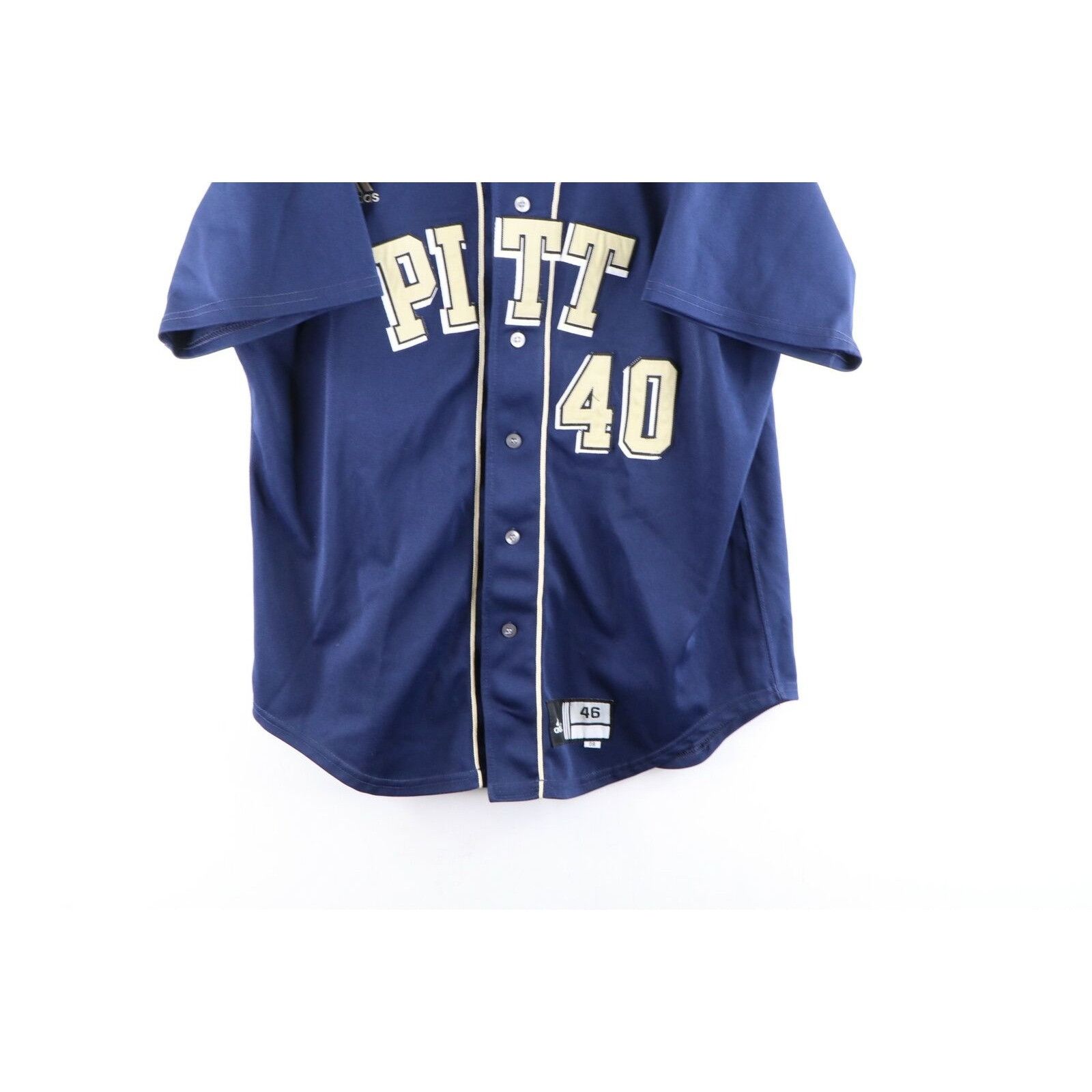 Adidas Adidas University of Pittsburgh Game Worn Baseball Jersey Size US S / EU 44-46 / 1 - 3 Thumbnail