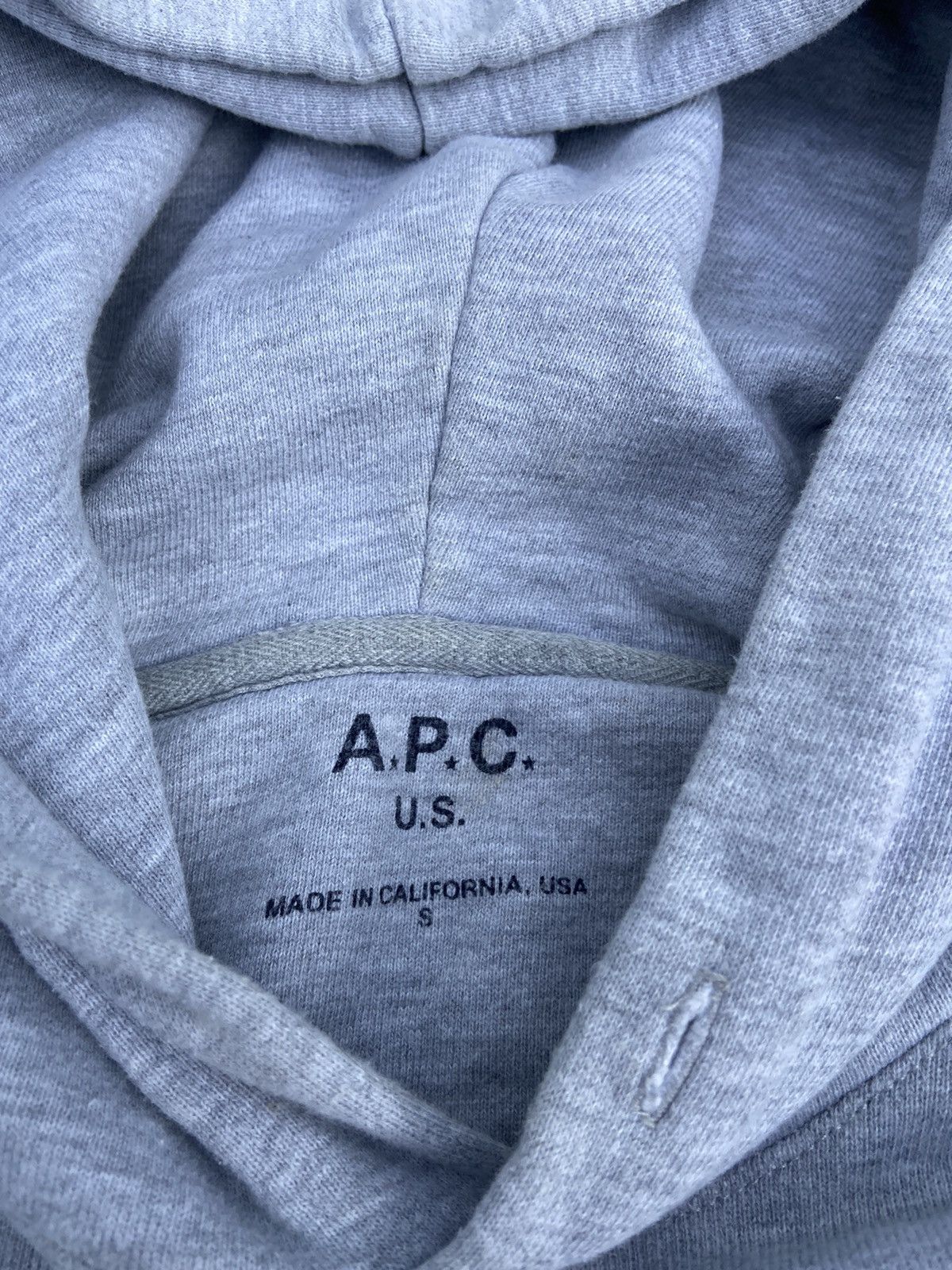 A.P.C. A.P.C grey hoodie Size S / US 4 / IT 40 - 2 Thumbnail