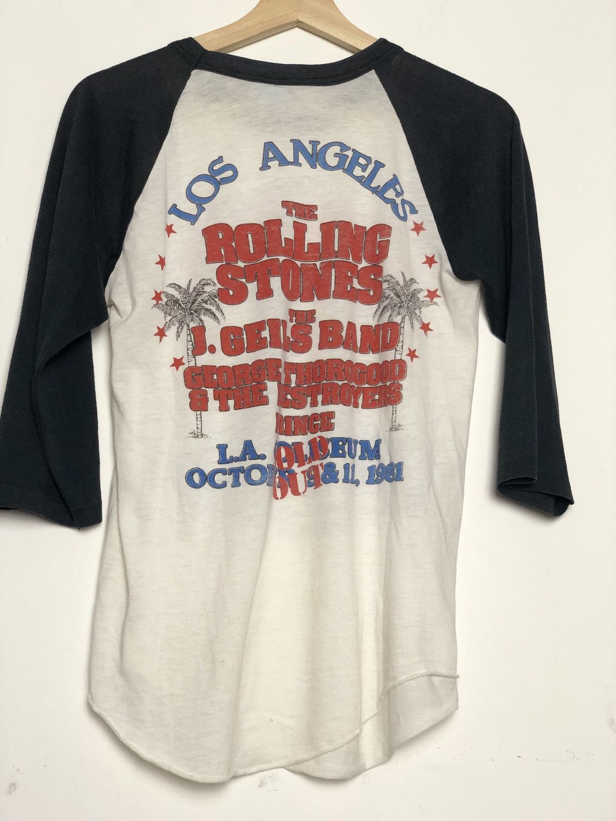 Band Tees Vintage Rolling Stones Los Angeles 1981 Size US M / EU 48-50 / 2 - 2 Thumbnail
