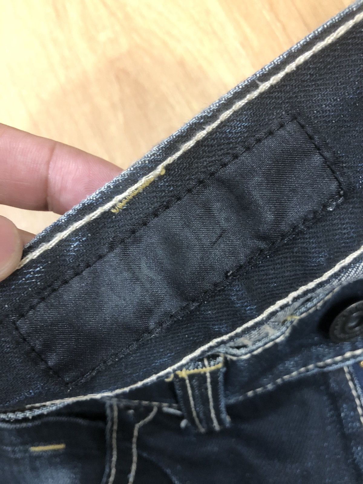Japanese Brand Back Number Distressed Denim Punk Style Multipocket Size US 30 / EU 46 - 9 Thumbnail