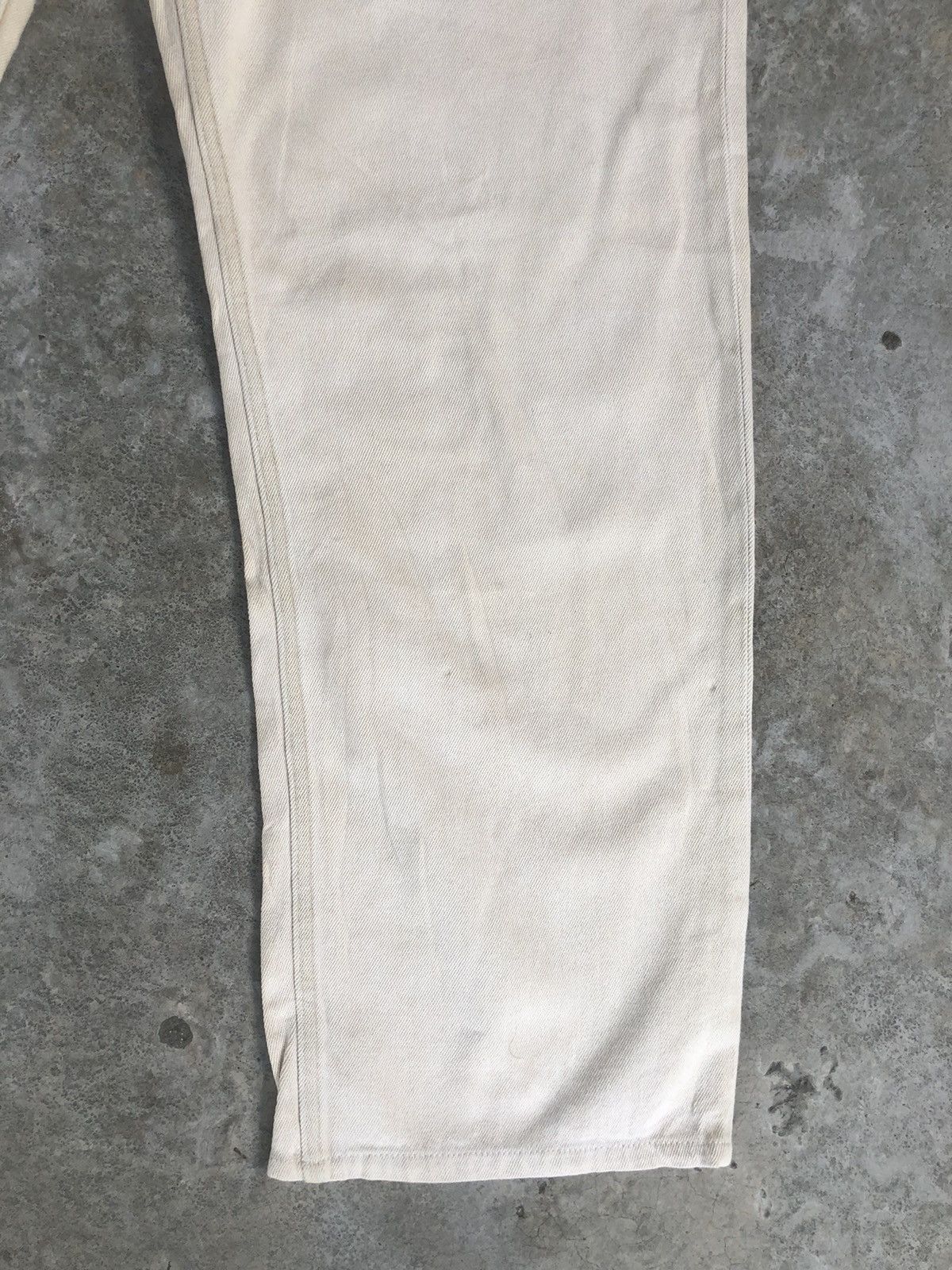 Karakuri Tamashii Japanese Karakuri tamashi Embroidered Denim Baggy Jeans Size US 33 - 6 Thumbnail