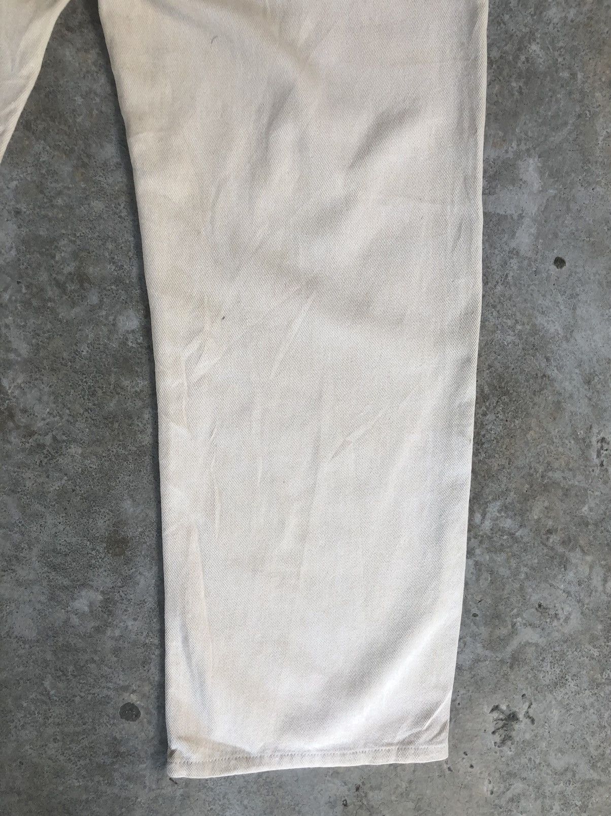 Karakuri Tamashii Japanese Karakuri tamashi Embroidered Denim Baggy Jeans Size US 33 - 10 Thumbnail