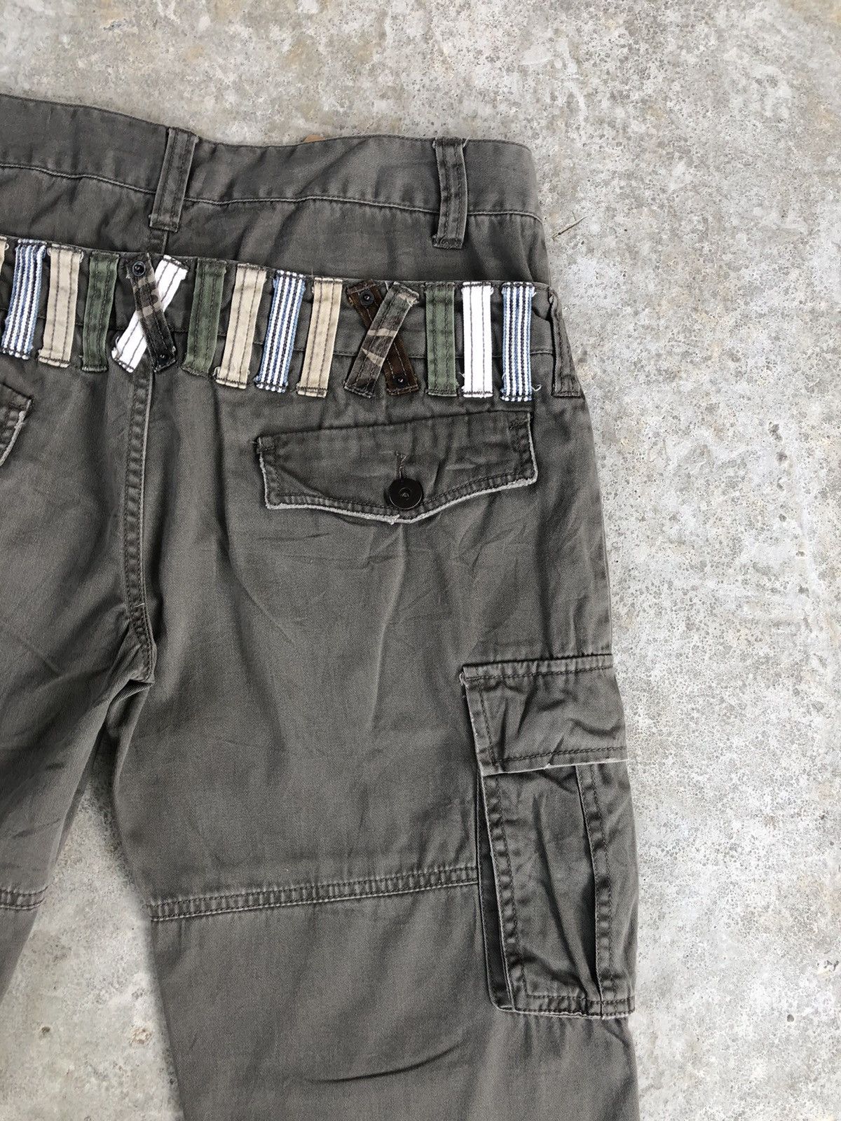 Japanese Brand Denim Lab Double Waist Cargo Pants Tactical Multipocket Size US 30 / EU 46 - 10 Thumbnail