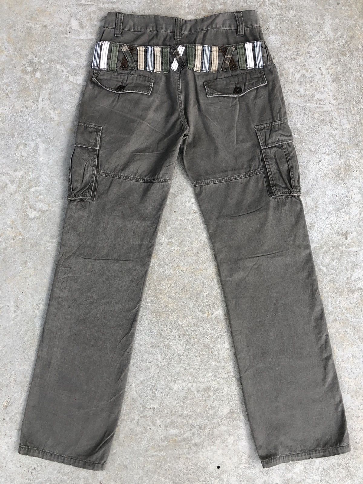 Japanese Brand Denim Lab Double Waist Cargo Pants Tactical Multipocket Size US 30 / EU 46 - 2 Thumbnail
