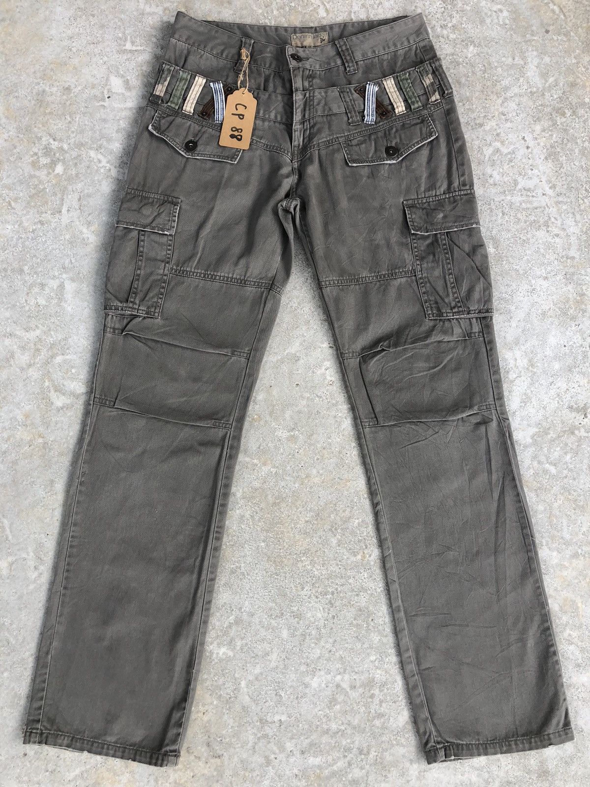 Japanese Brand Denim Lab Double Waist Cargo Pants Tactical Multipocket Size US 30 / EU 46 - 1 Thumbnail