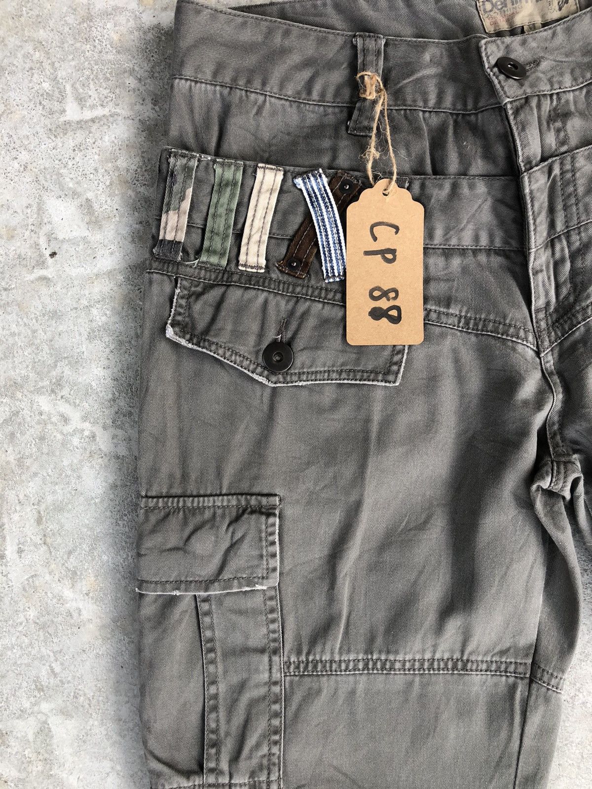 Japanese Brand Denim Lab Double Waist Cargo Pants Tactical Multipocket Size US 30 / EU 46 - 4 Thumbnail
