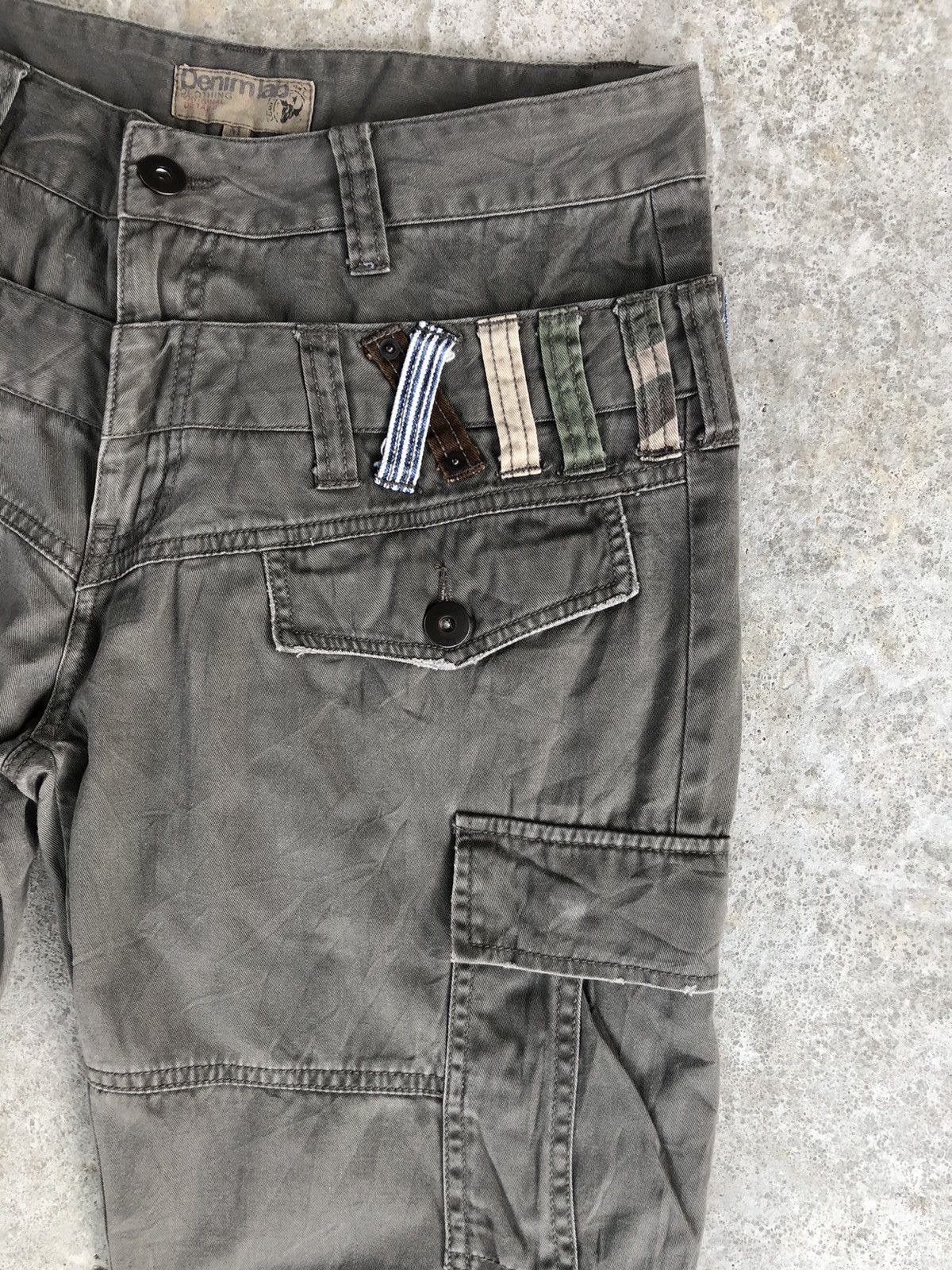 Japanese Brand Denim Lab Double Waist Cargo Pants Tactical Multipocket Size US 30 / EU 46 - 5 Thumbnail