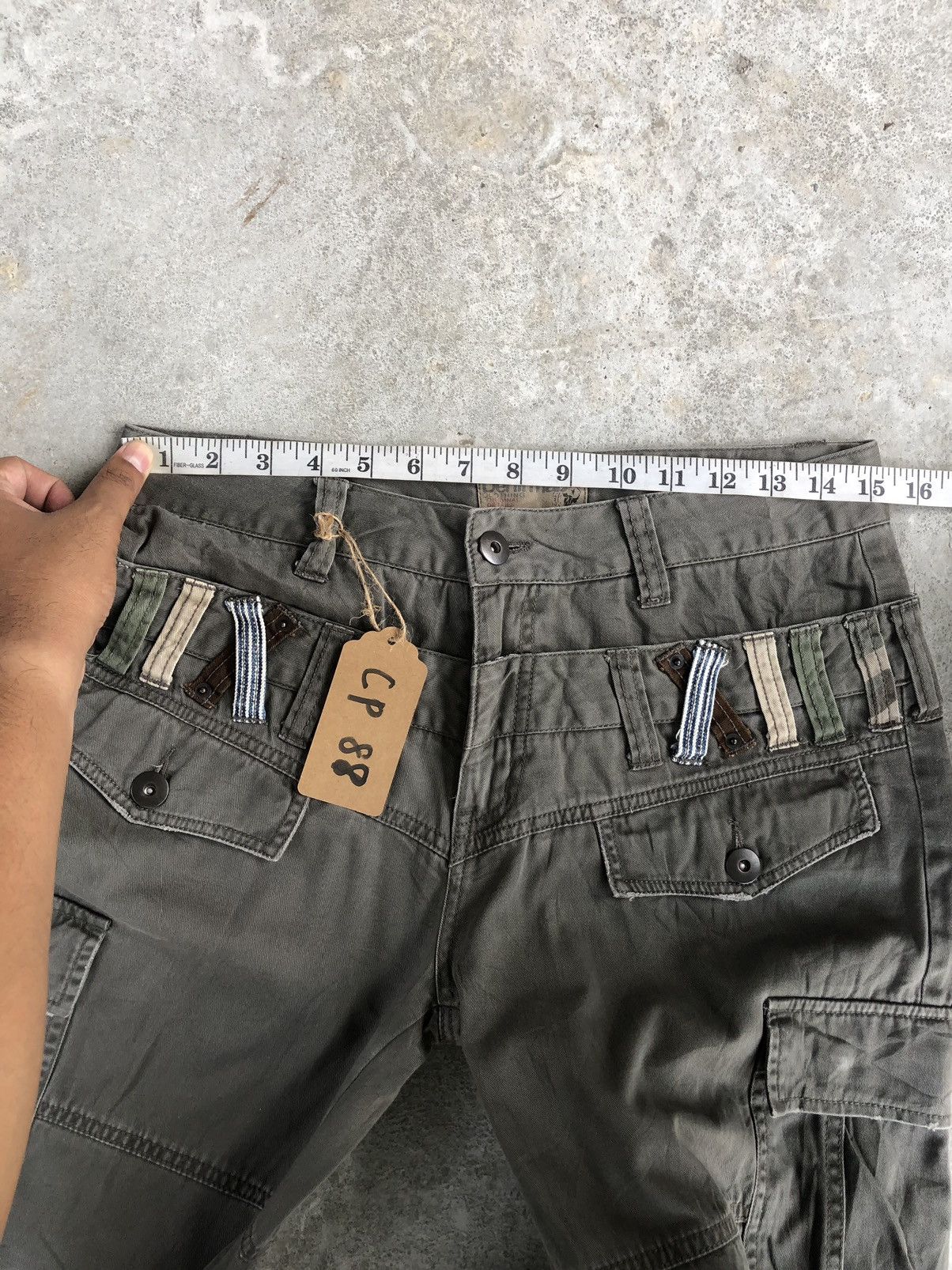 Japanese Brand Denim Lab Double Waist Cargo Pants Tactical Multipocket Size US 30 / EU 46 - 18 Thumbnail