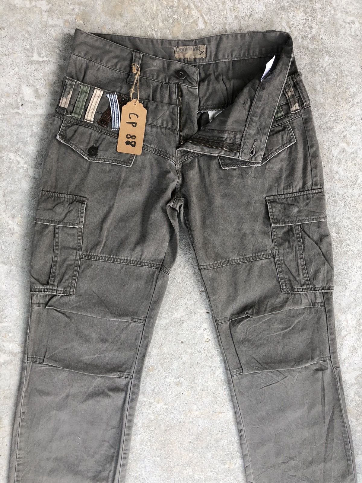 Japanese Brand Denim Lab Double Waist Cargo Pants Tactical Multipocket Size US 30 / EU 46 - 3 Thumbnail