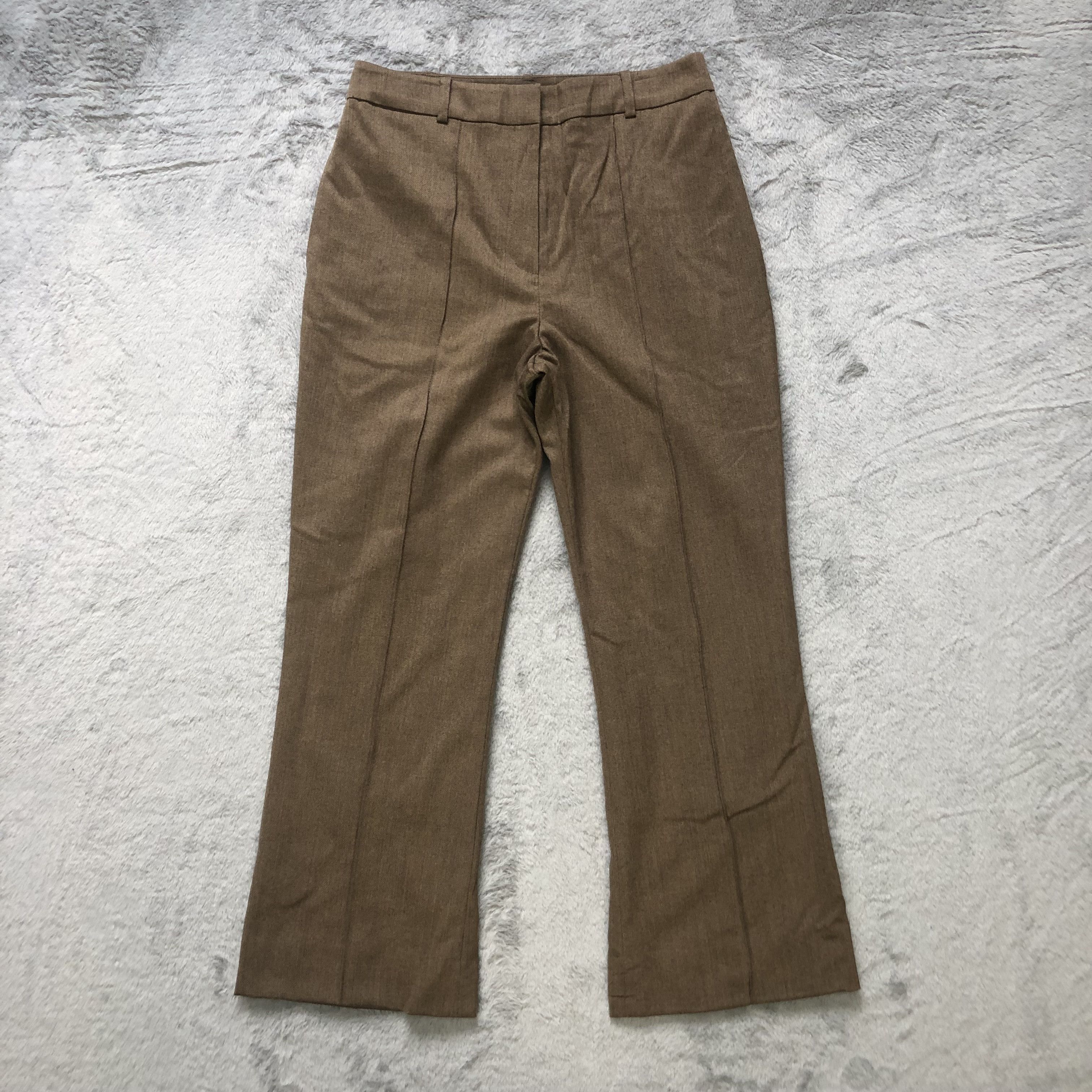 image of Lanvin Sport Bootcut Classic Retro Pant 6627-77 in Brown, Women's (Size 29)