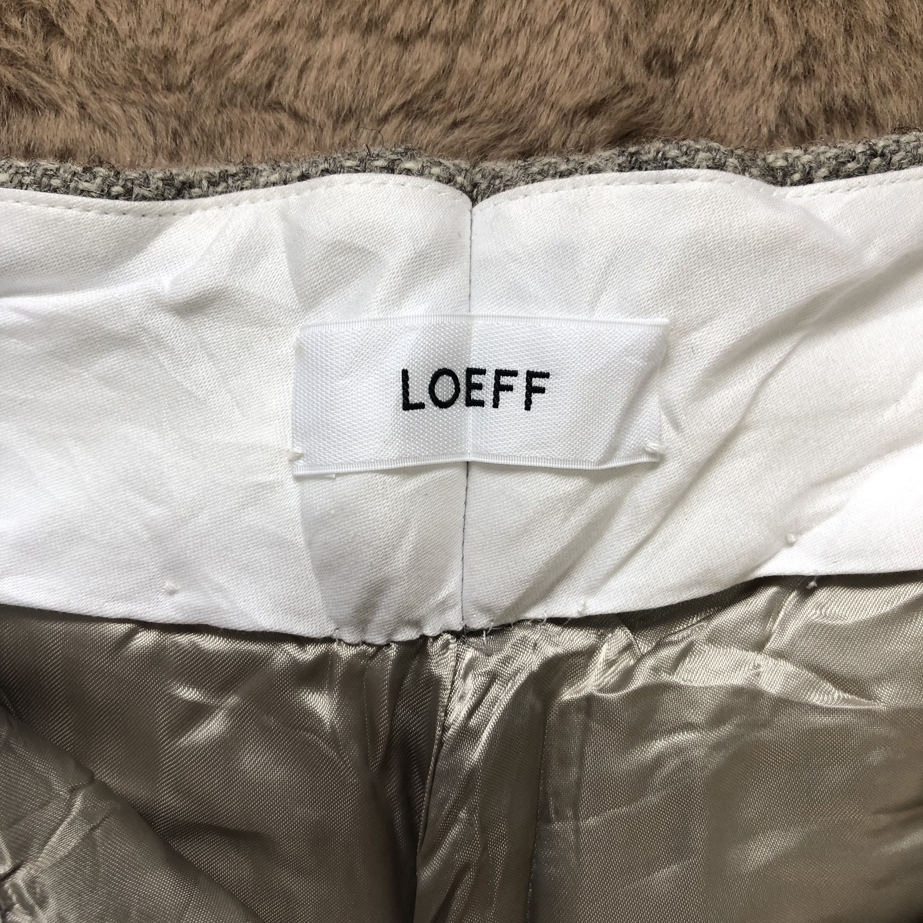 Japanese Brand LOEFF STRIPED WOOL CROPPED PANT #6621-77 Size US 26 / EU 42 - 6 Thumbnail