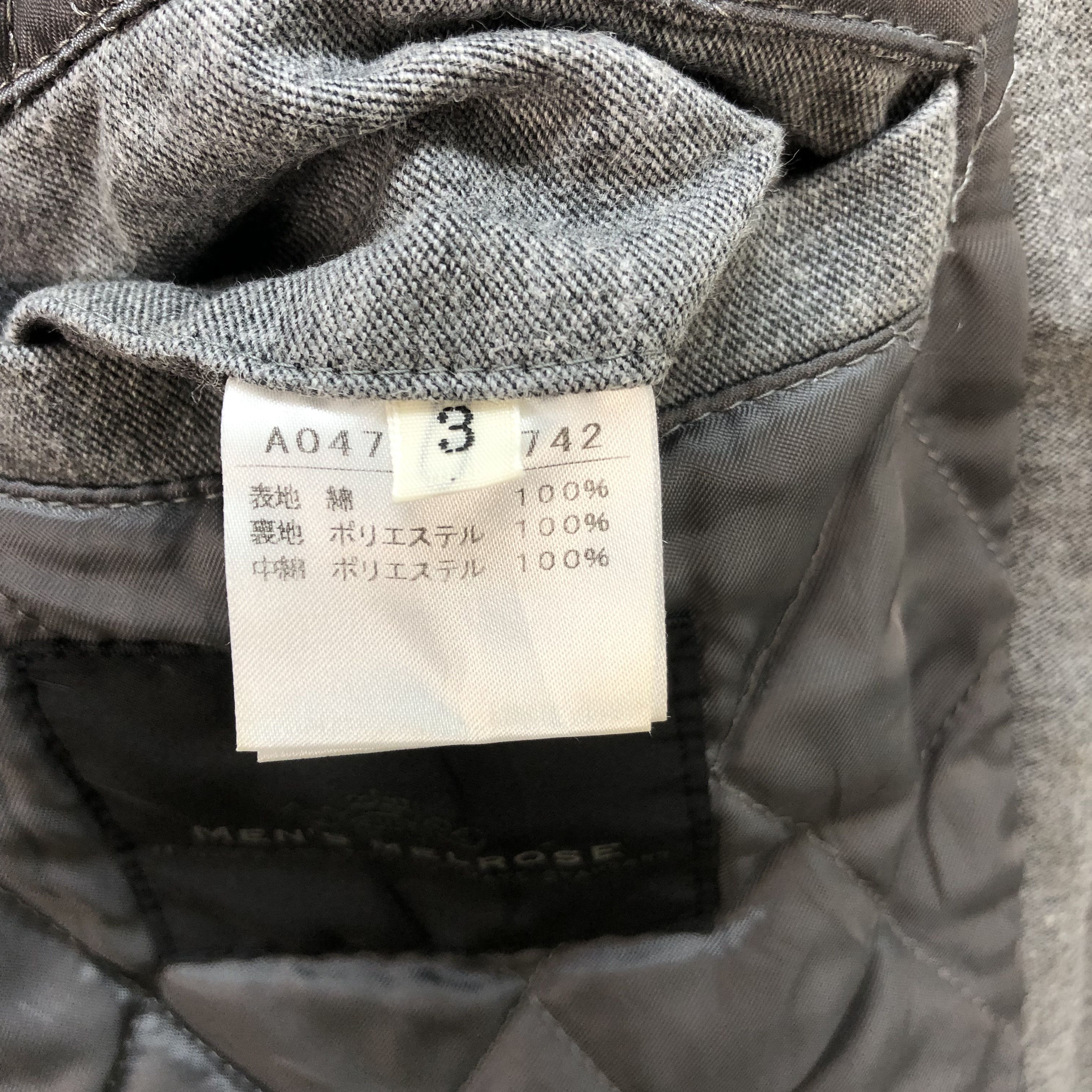 Japanese Brand MEN MELROSE CROP JACKET #6609-76 Size US S / EU 44-46 / 1 - 9 Thumbnail