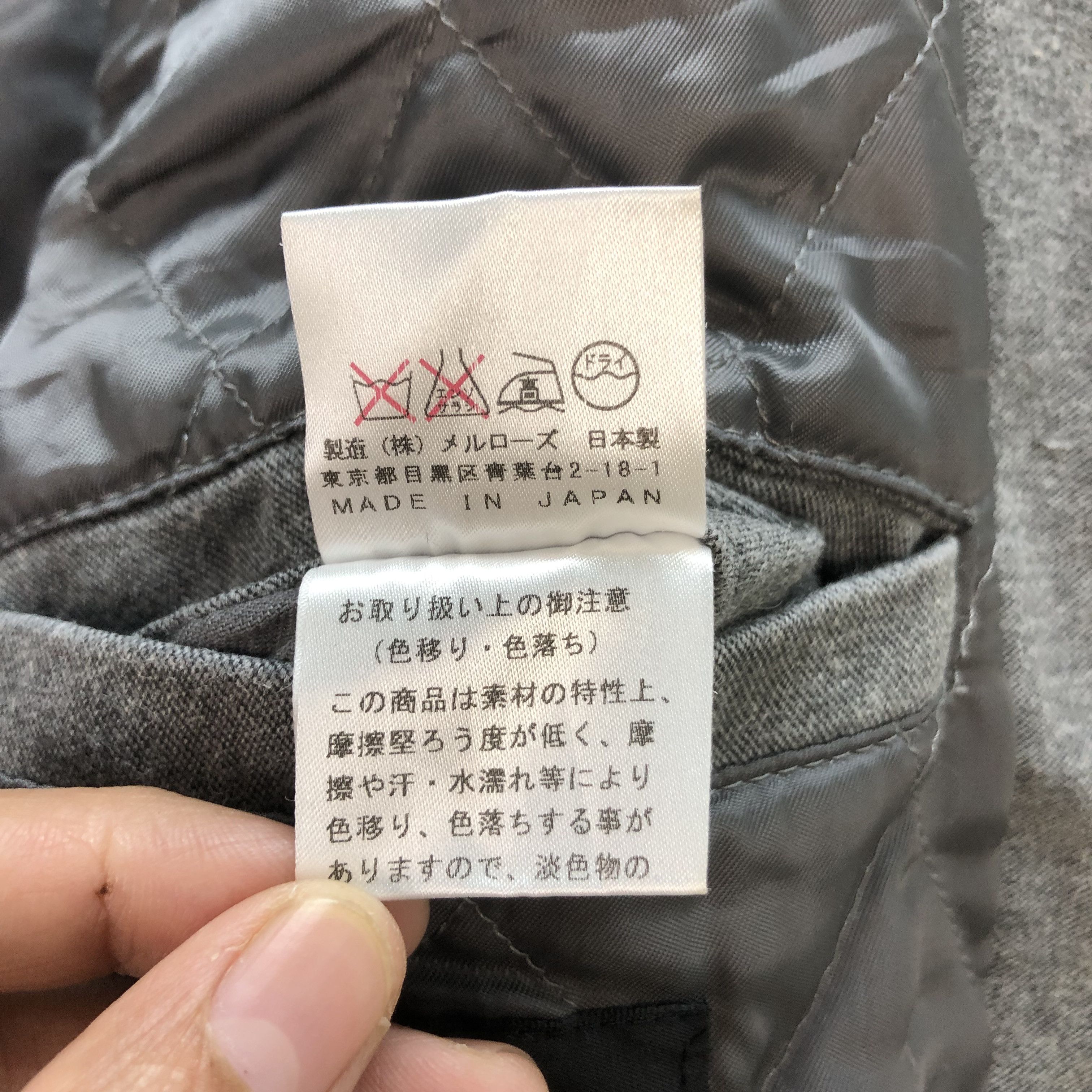 Japanese Brand MEN MELROSE CROP JACKET #6609-76 Size US S / EU 44-46 / 1 - 10 Thumbnail