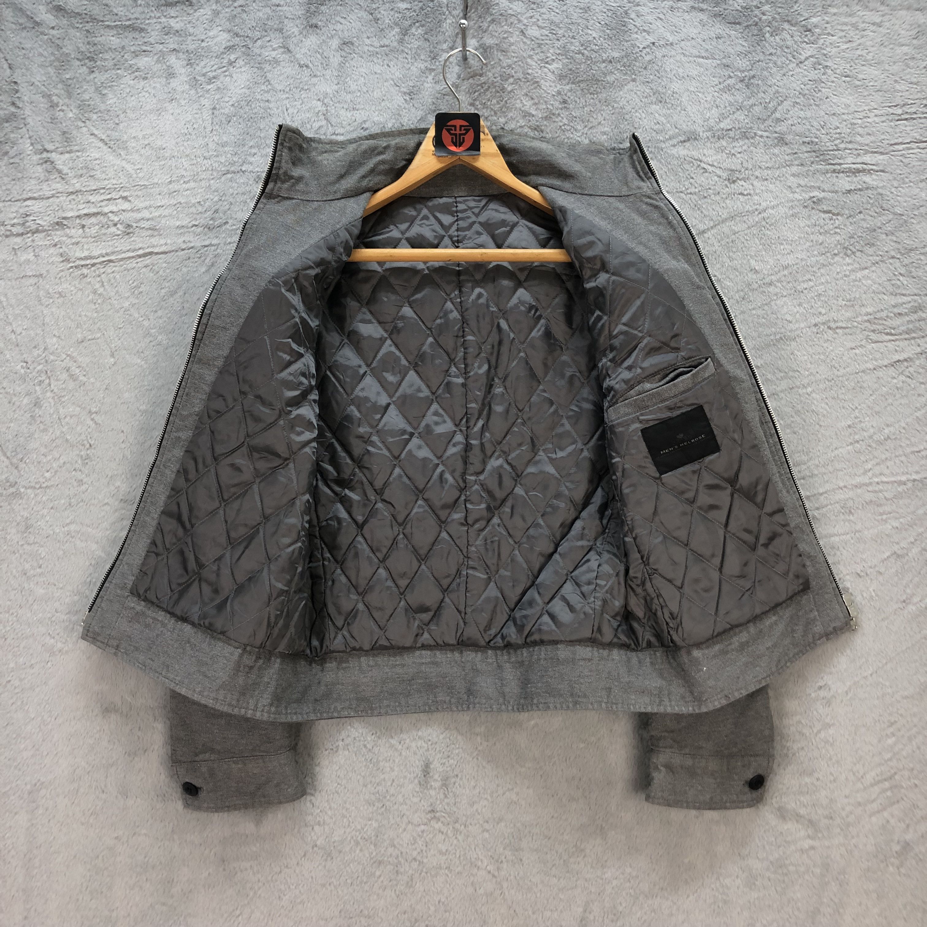 Japanese Brand MEN MELROSE CROP JACKET #6609-76 Size US S / EU 44-46 / 1 - 7 Thumbnail