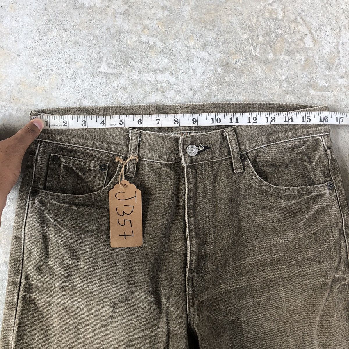 Japanese Brand Y2K Bobson Flared Jeans Distressed Jeans Size US 32 / EU 48 - 15 Thumbnail