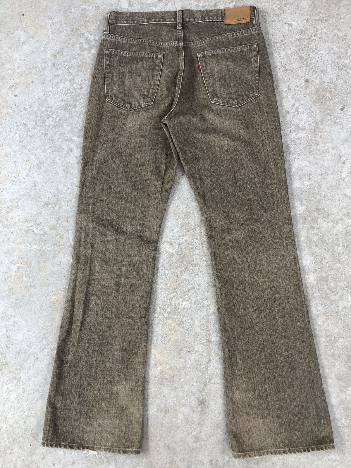 Japanese Brand Y2K Bobson Flared Jeans Distressed Jeans Size US 32 / EU 48 - 2 Thumbnail