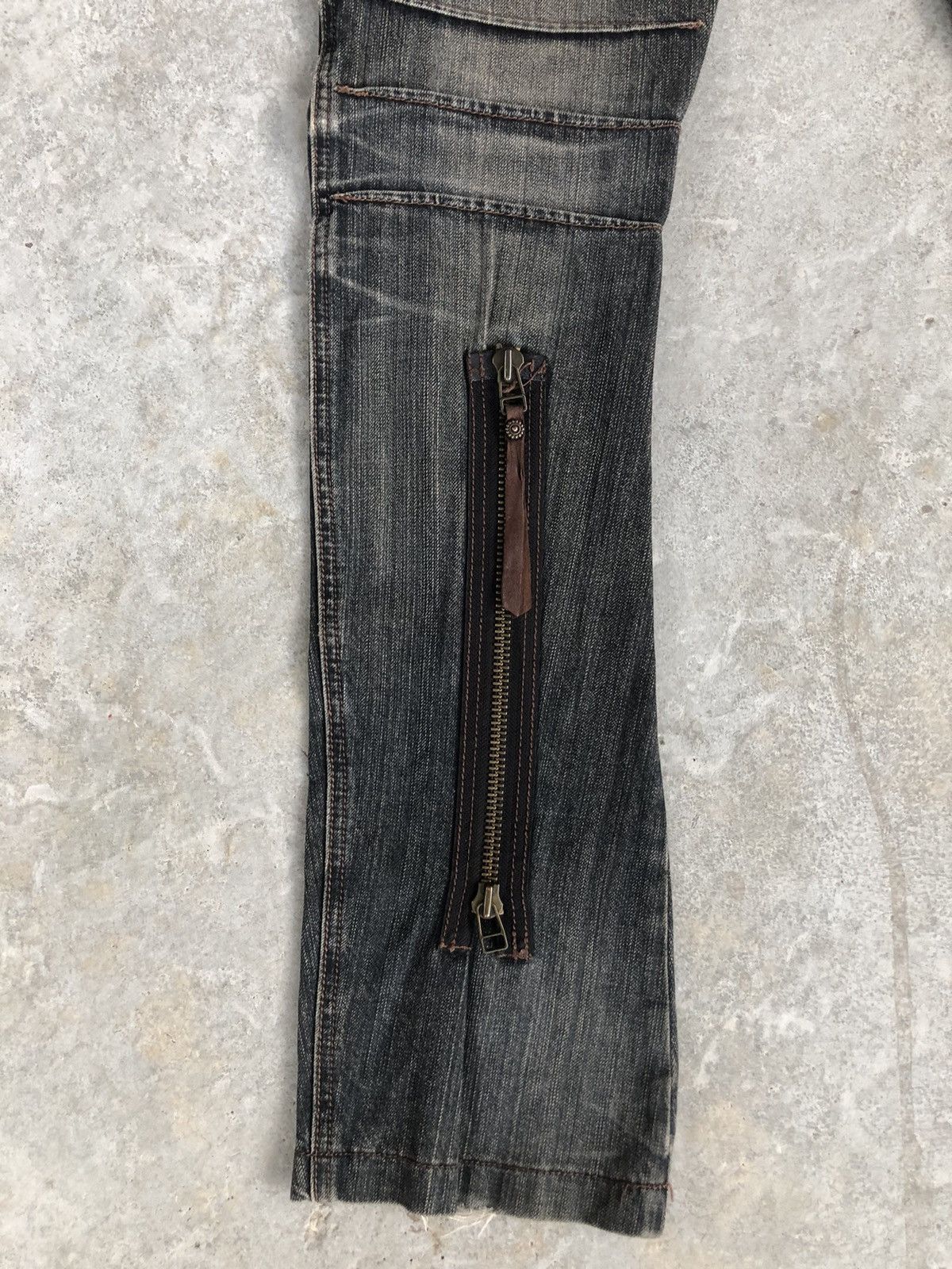 Obelisk Obelisk Flared Jeans Distressed Jeans Cargo Pants Size US 31 - 12 Thumbnail