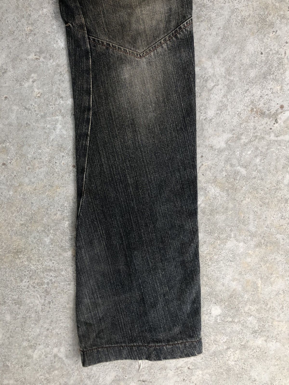 Obelisk Obelisk Flared Jeans Distressed Jeans Cargo Pants Size US 31 - 8 Thumbnail