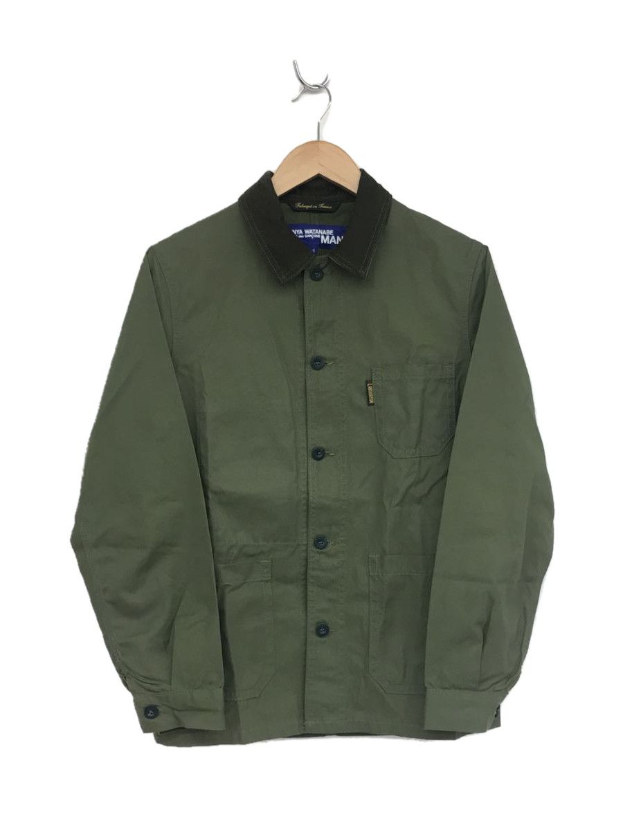 Jacket Khaki Cotton Button Down PLain