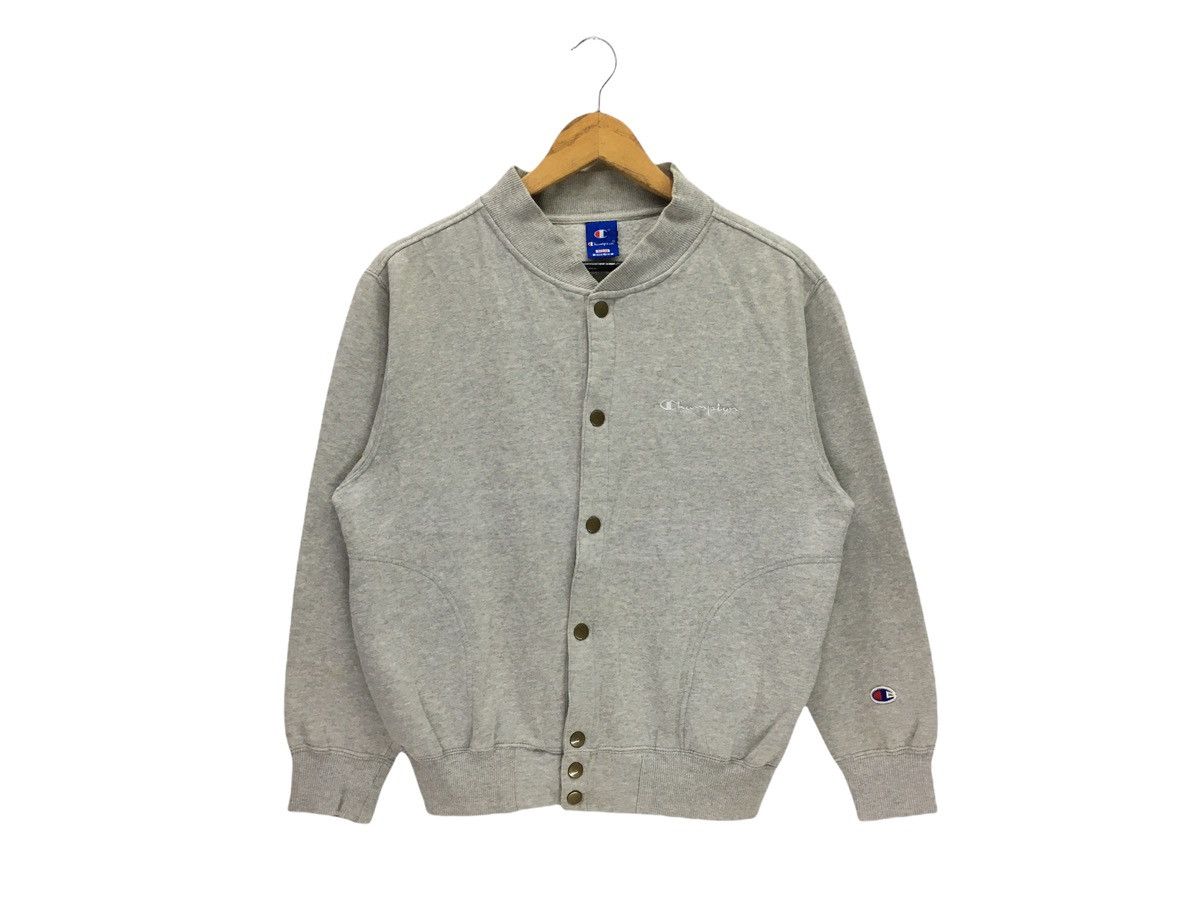 Vintage Champion Small Logo Varsity Jacket