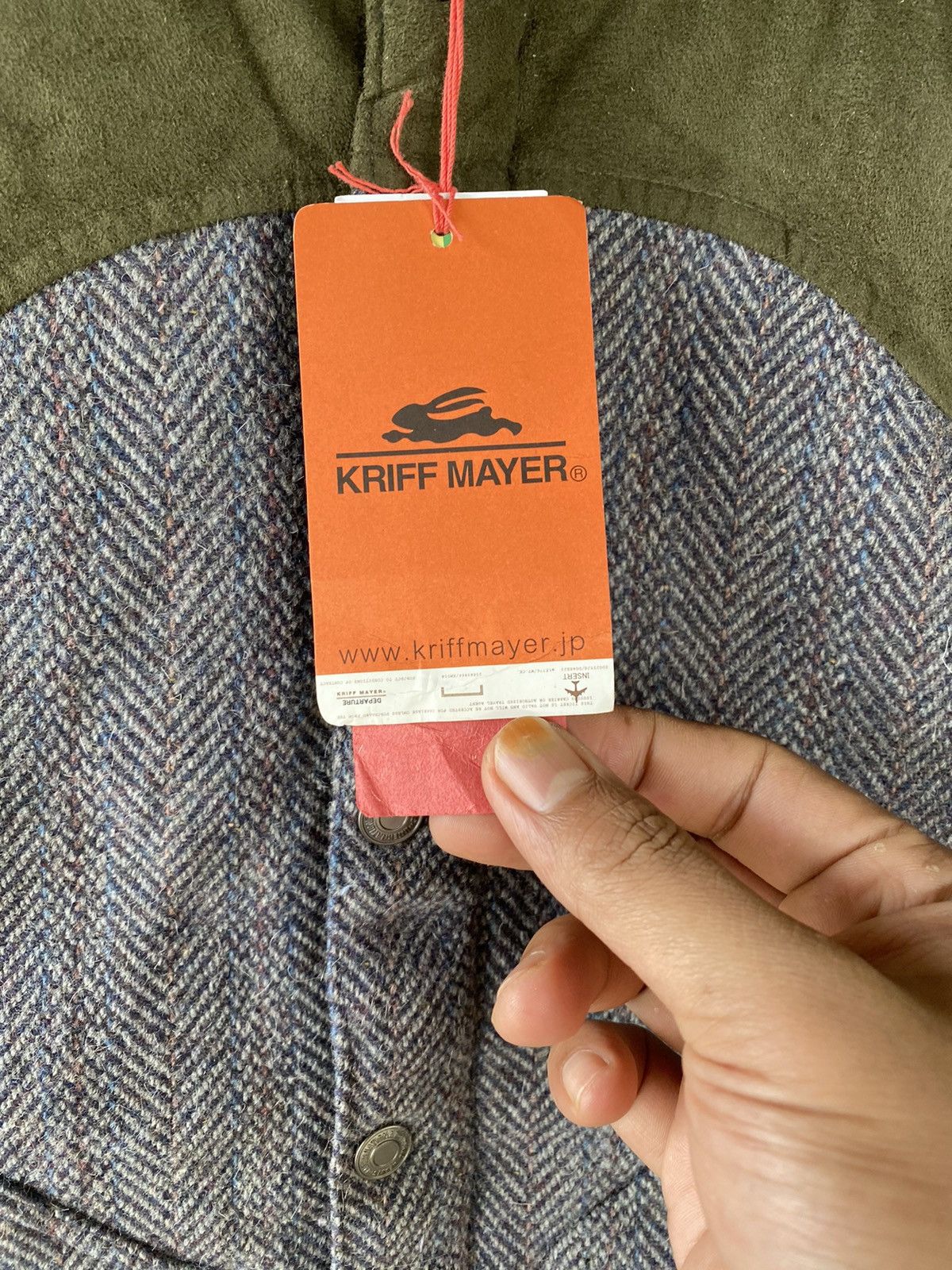 Designer × Japanese Brand 🔥SALE🔥NWT KRIFF MAYER WOOL DOWN VEST NICE DESIGN Size US L / EU 52-54 / 3 - 6 Thumbnail