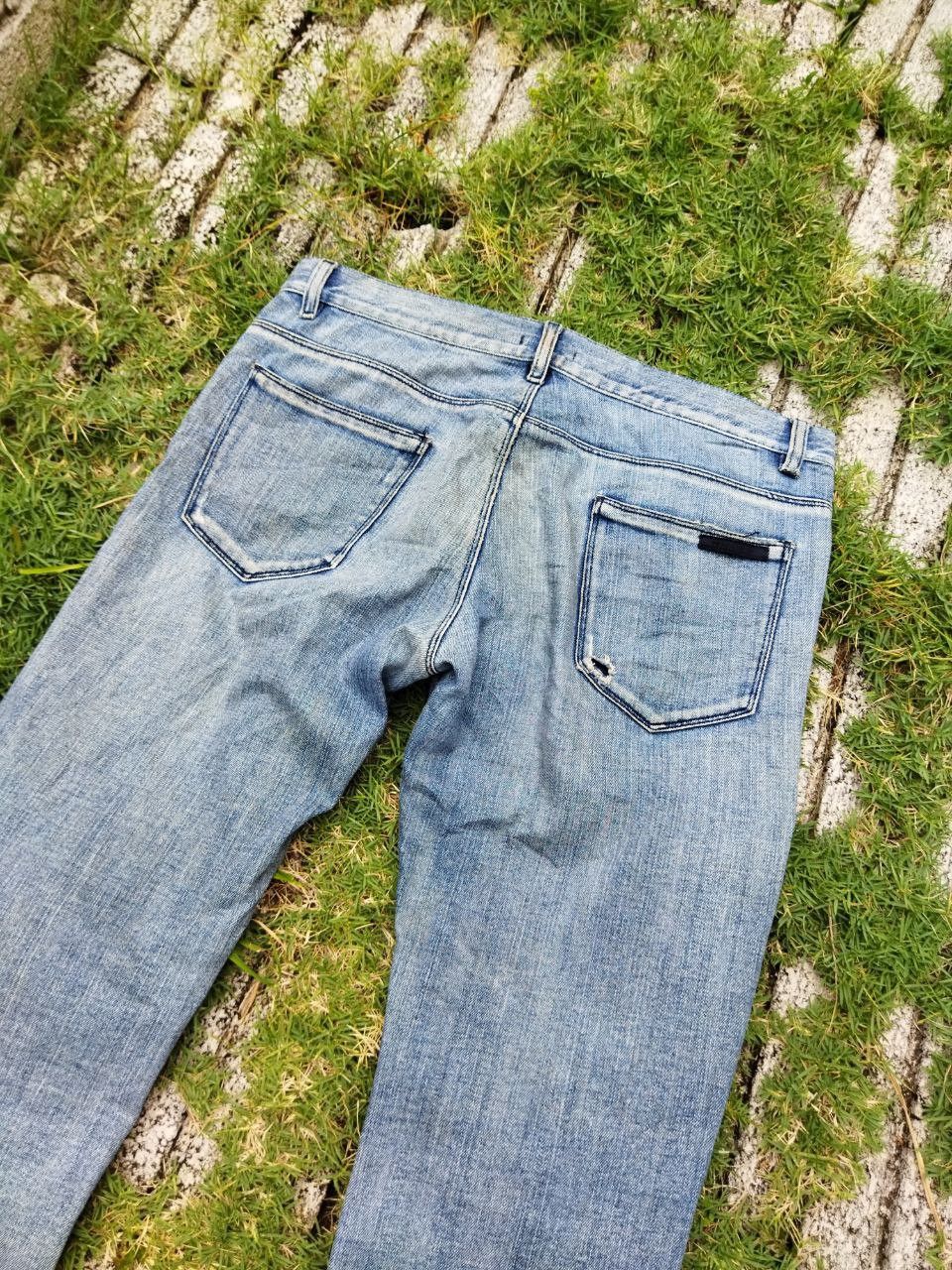 Prada Vintage Prada Tapered Fit Distressed Jeans - Size 32 Size US 32 / EU 48 - 11 Thumbnail