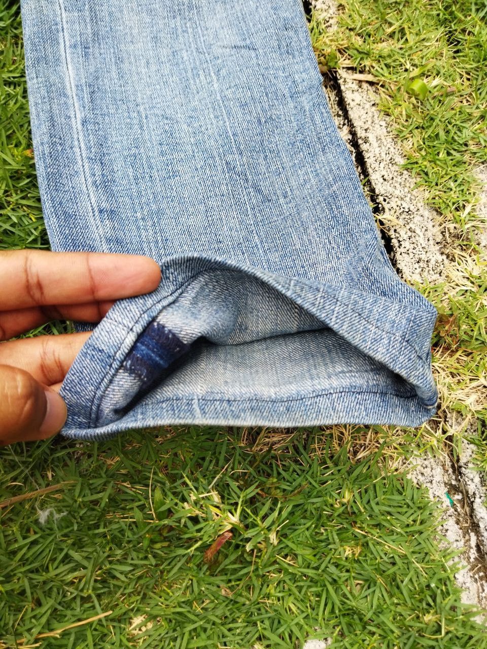 Prada Vintage Prada Tapered Fit Distressed Jeans - Size 32 Size US 32 / EU 48 - 3 Thumbnail