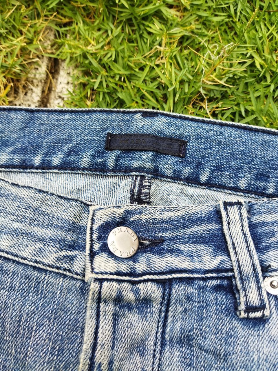 Prada Vintage Prada Tapered Fit Distressed Jeans - Size 32 Size US 32 / EU 48 - 6 Thumbnail