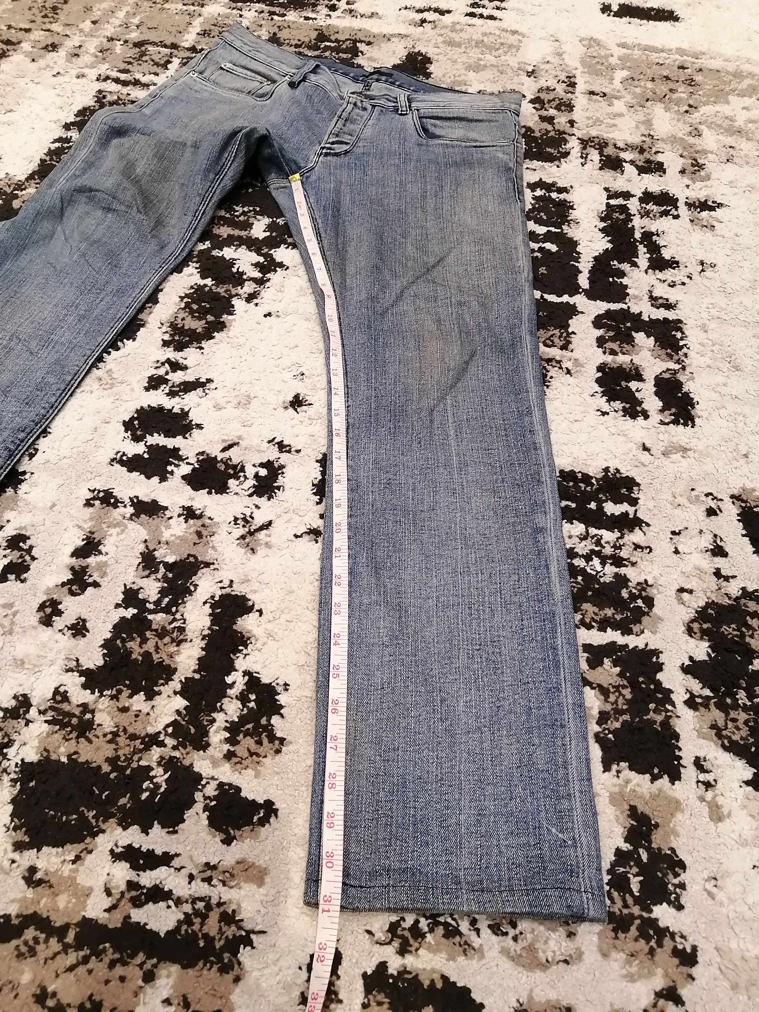 Prada Vintage Prada Tapered Fit Distressed Jeans - Size 32 Size US 32 / EU 48 - 22 Thumbnail