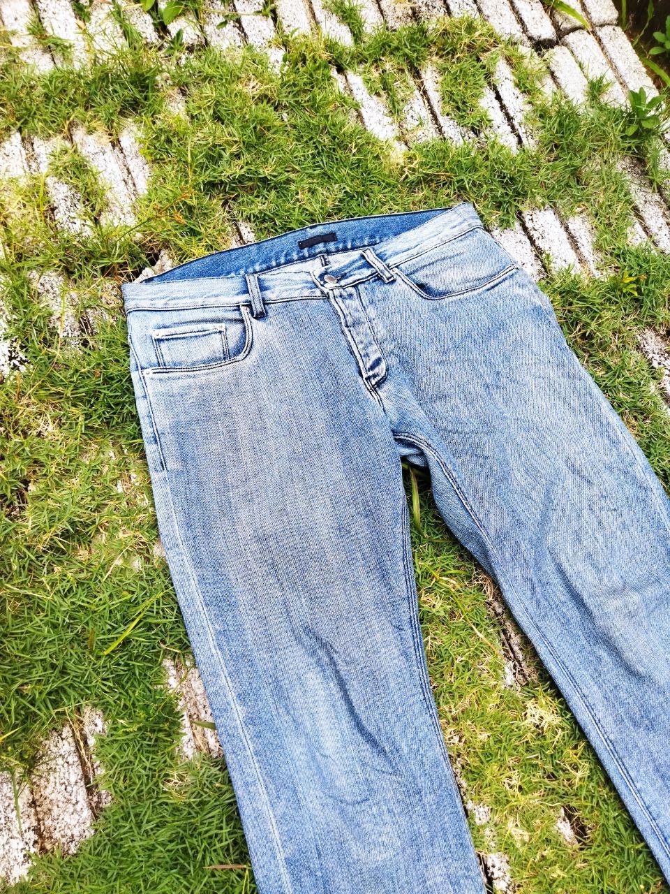 Prada Vintage Prada Tapered Fit Distressed Jeans - Size 32 Size US 32 / EU 48 - 4 Thumbnail