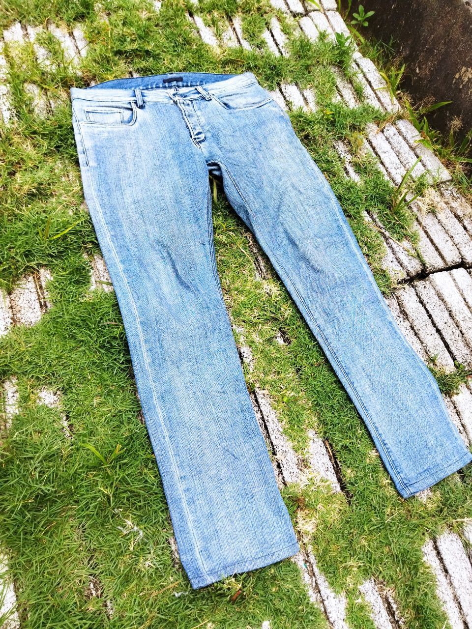 Prada Vintage Prada Tapered Fit Distressed Jeans - Size 32 Size US 32 / EU 48 - 1 Thumbnail