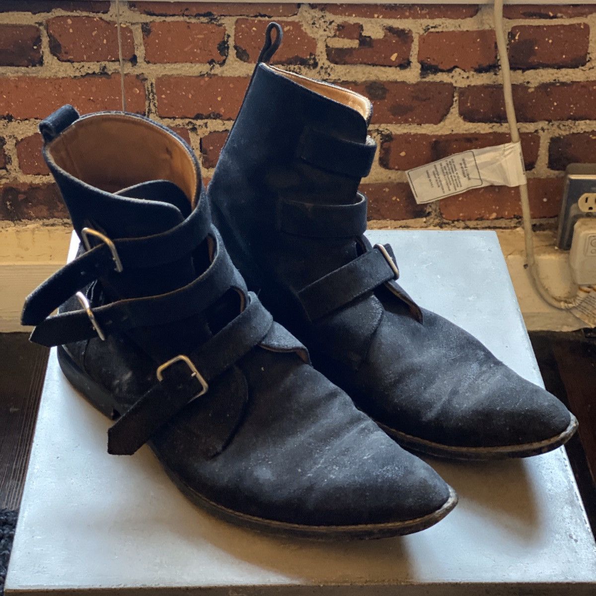 Marc Jacobs Black Suede Western Boot Size US 9.5 / EU 42-43 - 1 Thumbnail