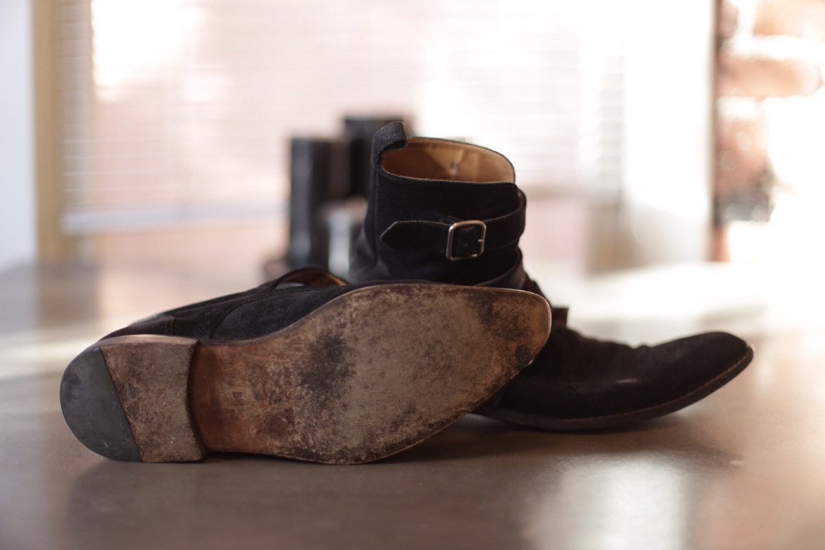 Marc Jacobs Black Suede Western Boot Size US 9.5 / EU 42-43 - 6 Thumbnail