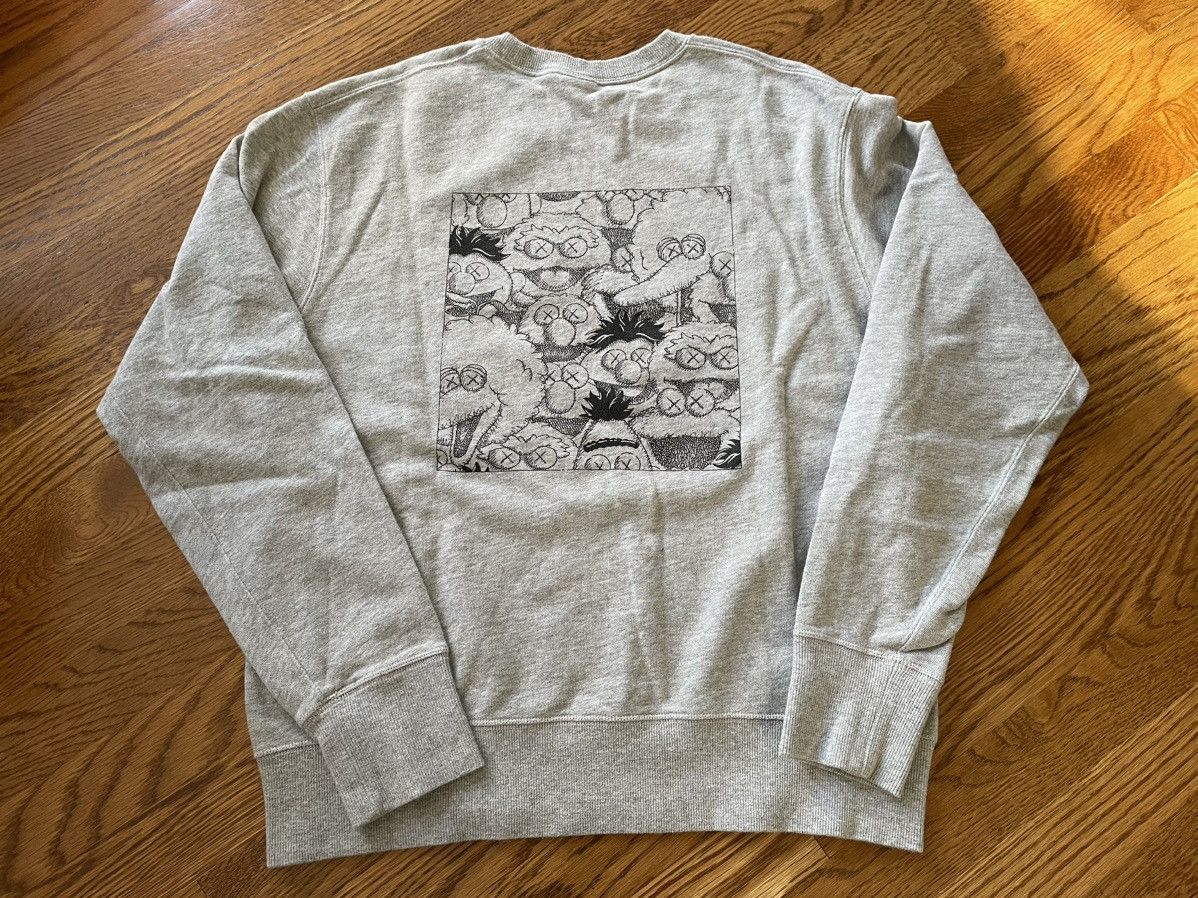 Small Sesame Street XX Sweatshirt Gray Shirt Tee Black BFF