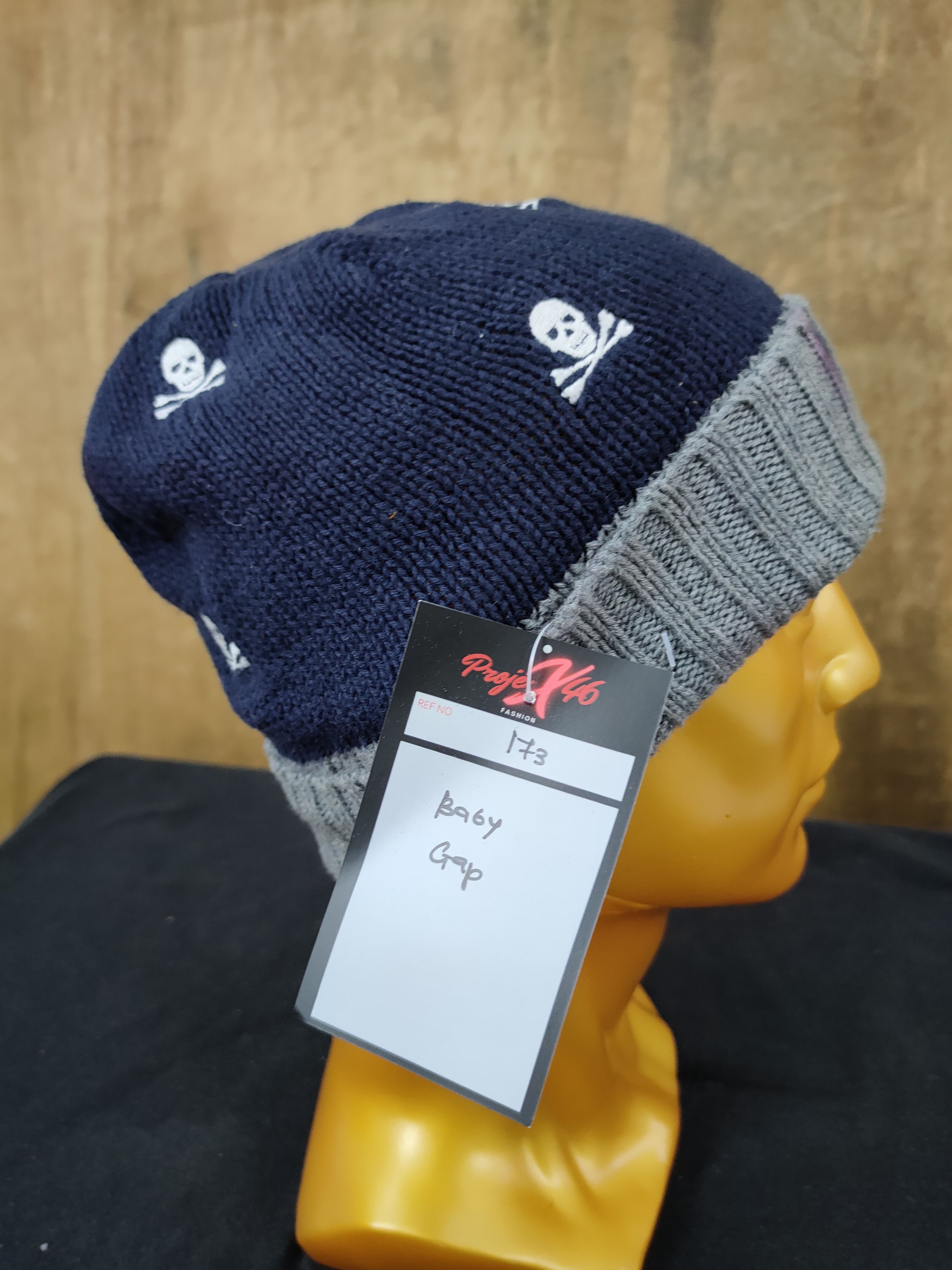Gap Baby Gap skull beanie kids vintage hat snow cap #173 Size ONE SIZE - 5 Thumbnail